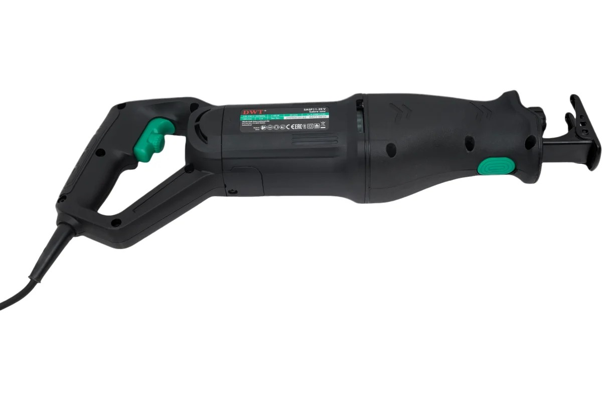 Пила сабельная DWT (1,1 кВт, 2800 ход/мин, повотная рукоятка) - Изображение №3