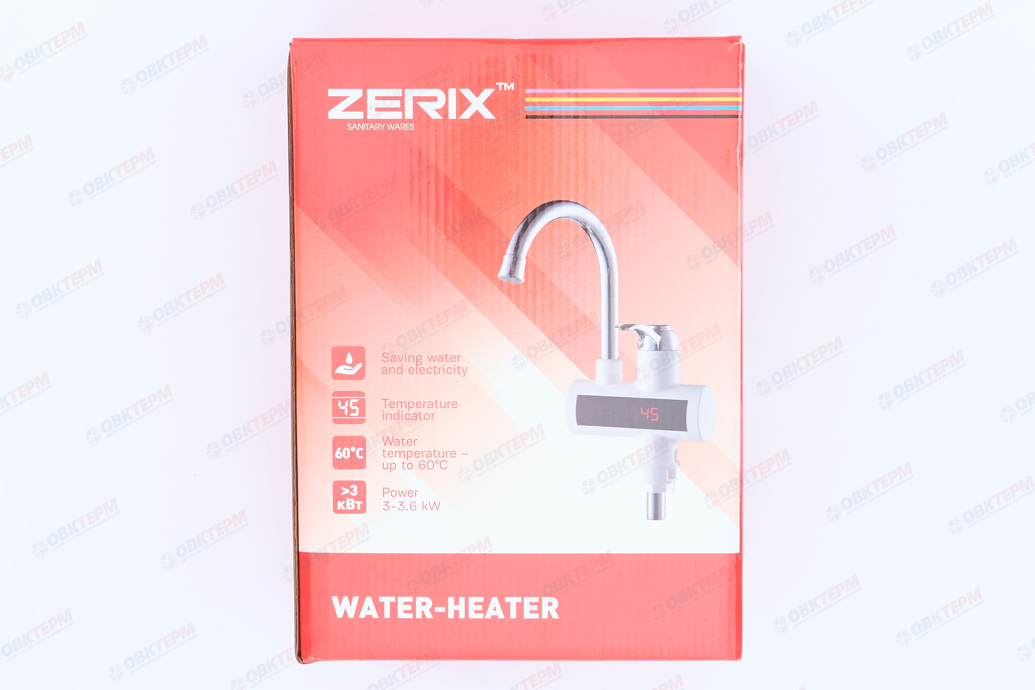 Водонагреватель на мойку ZERIX ELW21 /инд. темп. / 3 kW  (12 шт/ящ) - Изображение №5