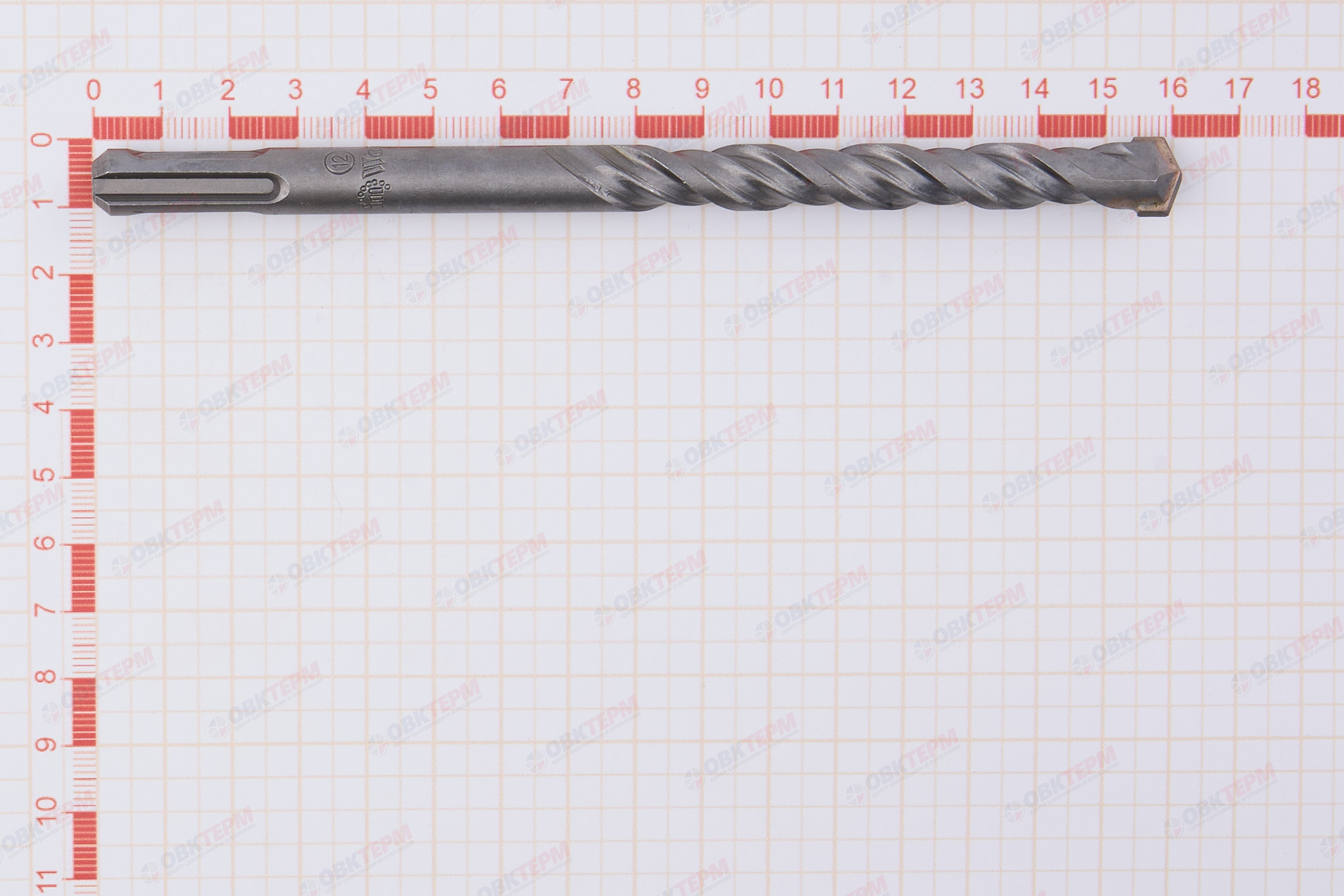 Бур по бетону SDS+ 12*160 мм с двойной спиралью InWork - Изображение №5