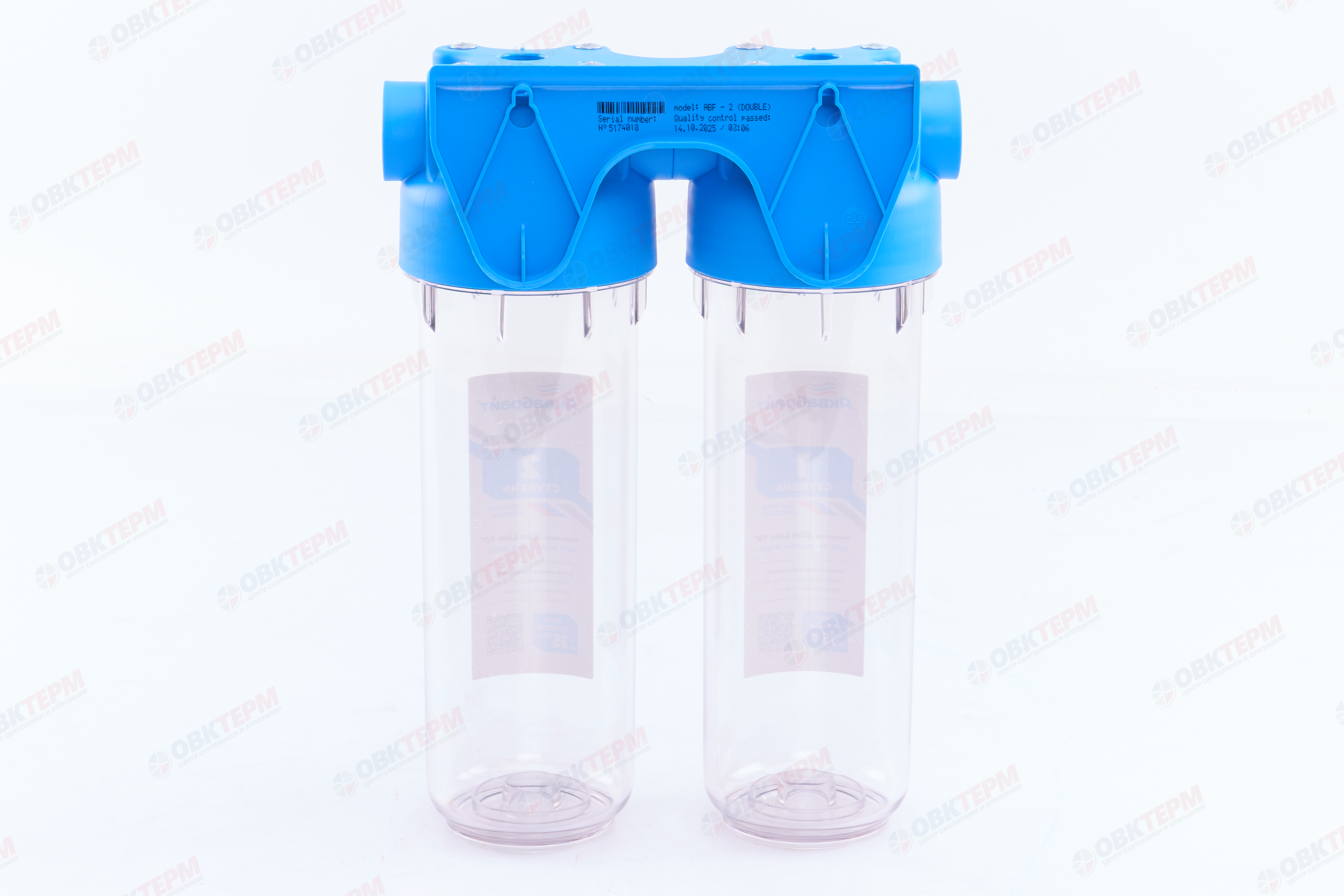 АКВАБРАЙТ    Фильтр-колба   двойная SlimLine    3/4" (3шт/уп) - миниатюра №8