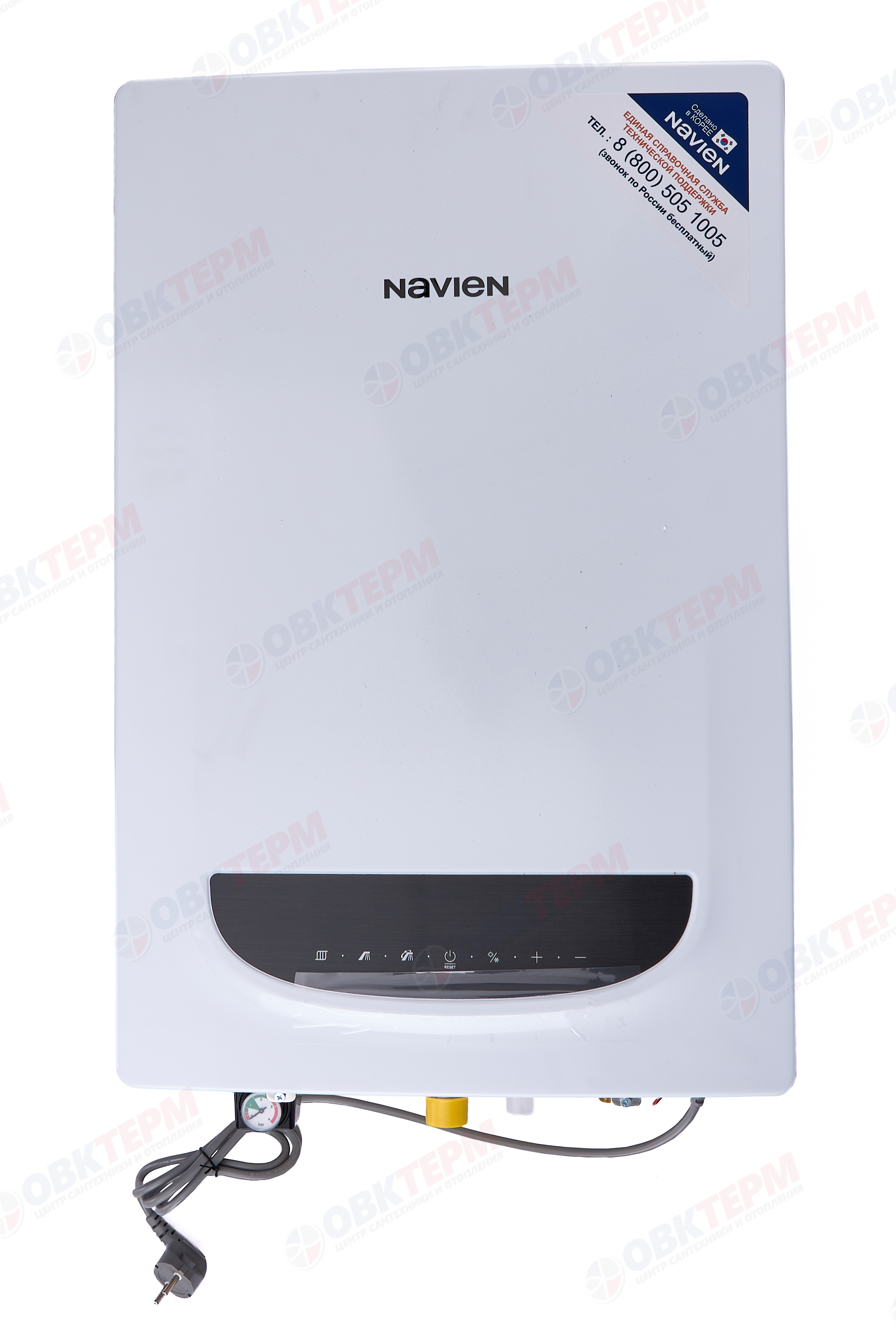 Котел газовый настенный NAVIEN Deluxe ONE-30K (30 кВт, 1-х конт, турбо,без трубы) - миниатюра №2
