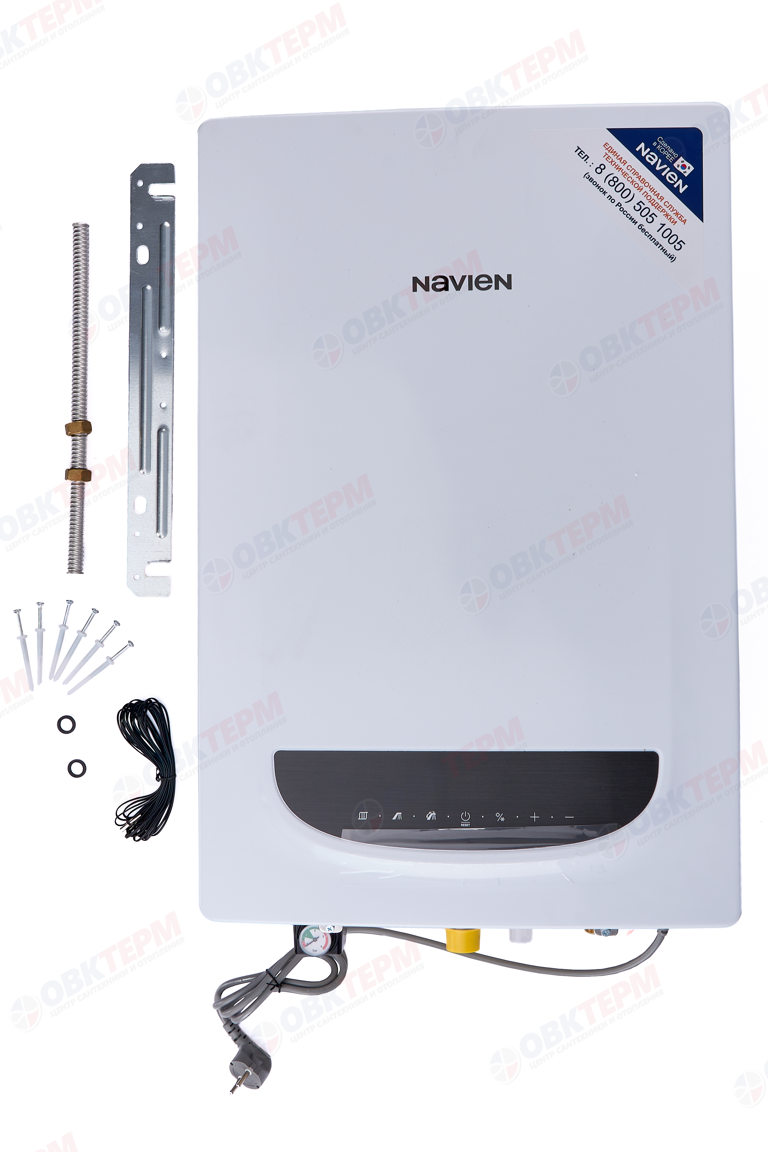 Котел газовый настенный NAVIEN Deluxe ONE-30K (30 кВт, 1-х конт, турбо,без трубы) - миниатюра №12