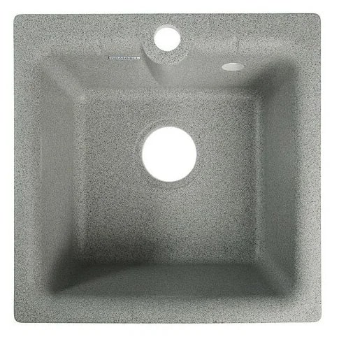 Мойка прямоугольная двойная 800*500*230 GRANMILL 42 темно-серая матовая - миниатюра №4