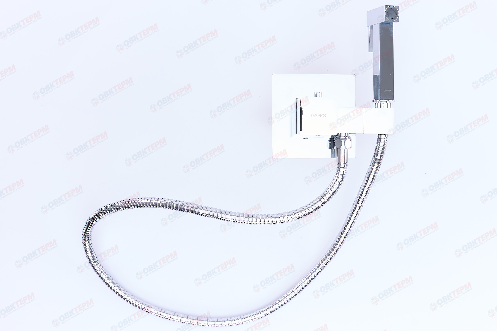 Смеситель с гигиеническим душем GAPPO G7207-40 латунь /хром /термостат - Изображение №5