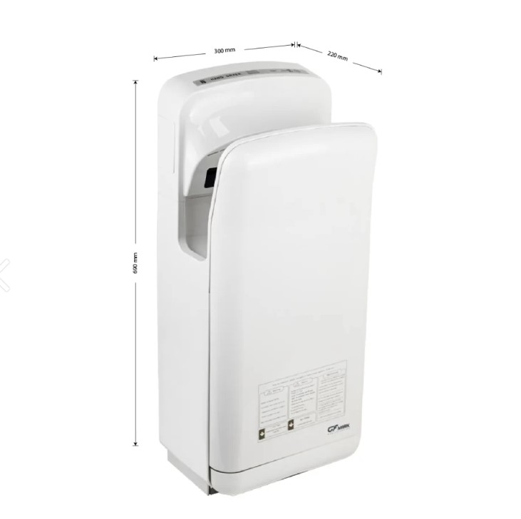 Сушилка для рук погружная 2000 Вт GFmark - Изображение №4