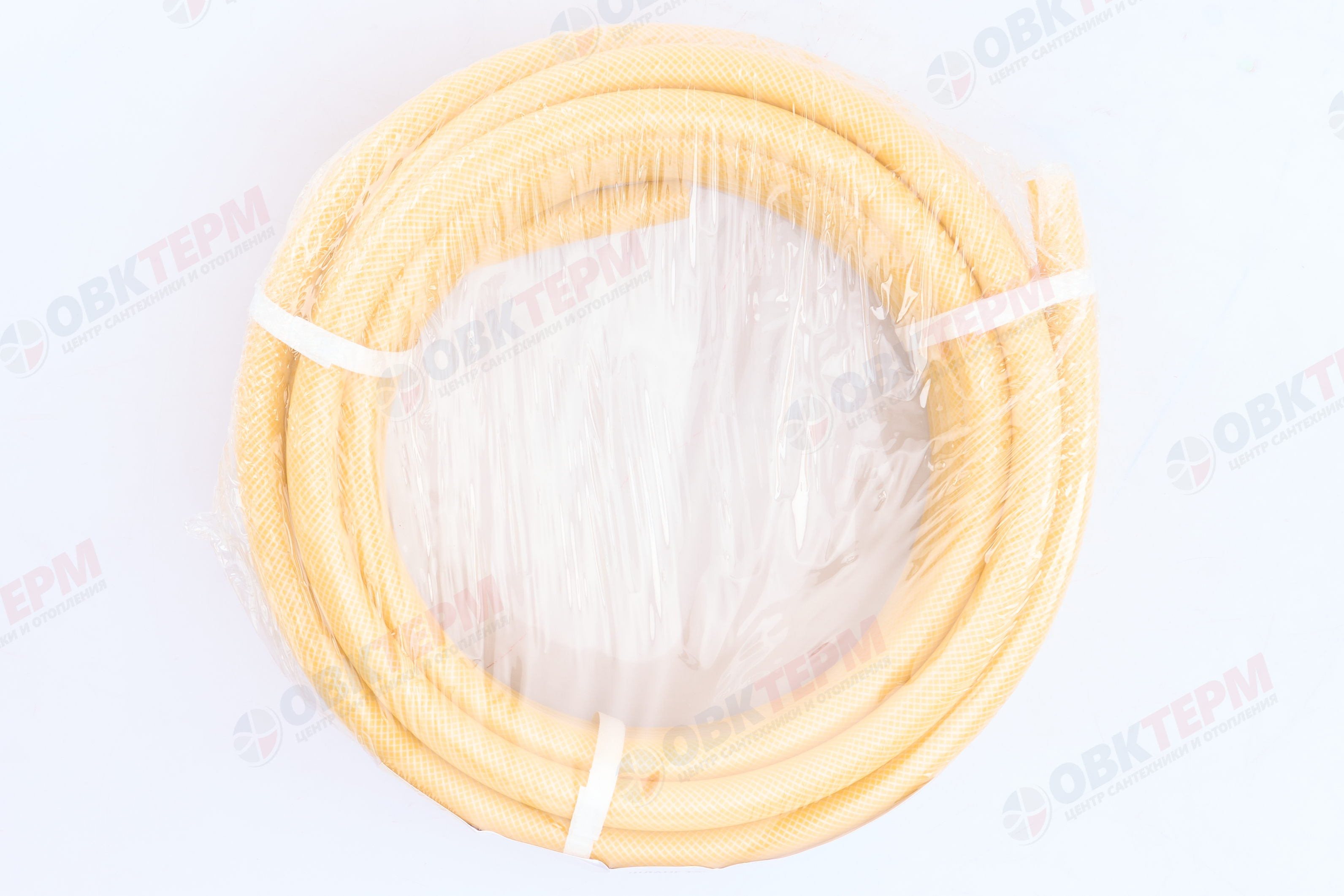 Шланг поливочный ТЭП  "Horke" RAIN, 3/4  3-х слойный,армированный,желтый/прозрачный  (Бухта 15м) - Изображение №5