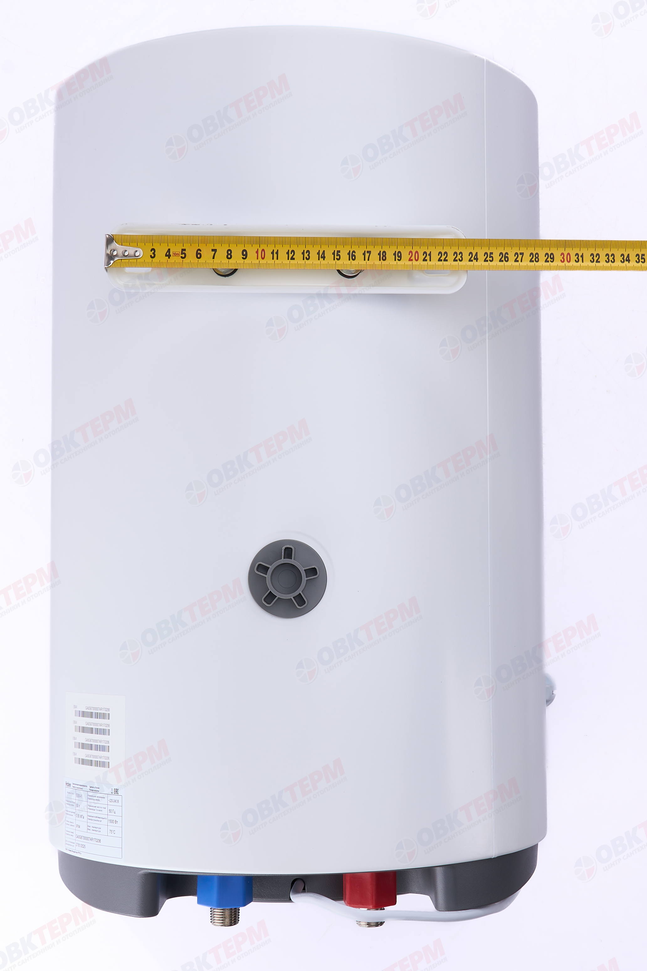 Бойлер   Haier ES        50 V- A1  (вертик.,белый,тэн 1,5 кВт, в637,ш390,г400) - миниатюра №6