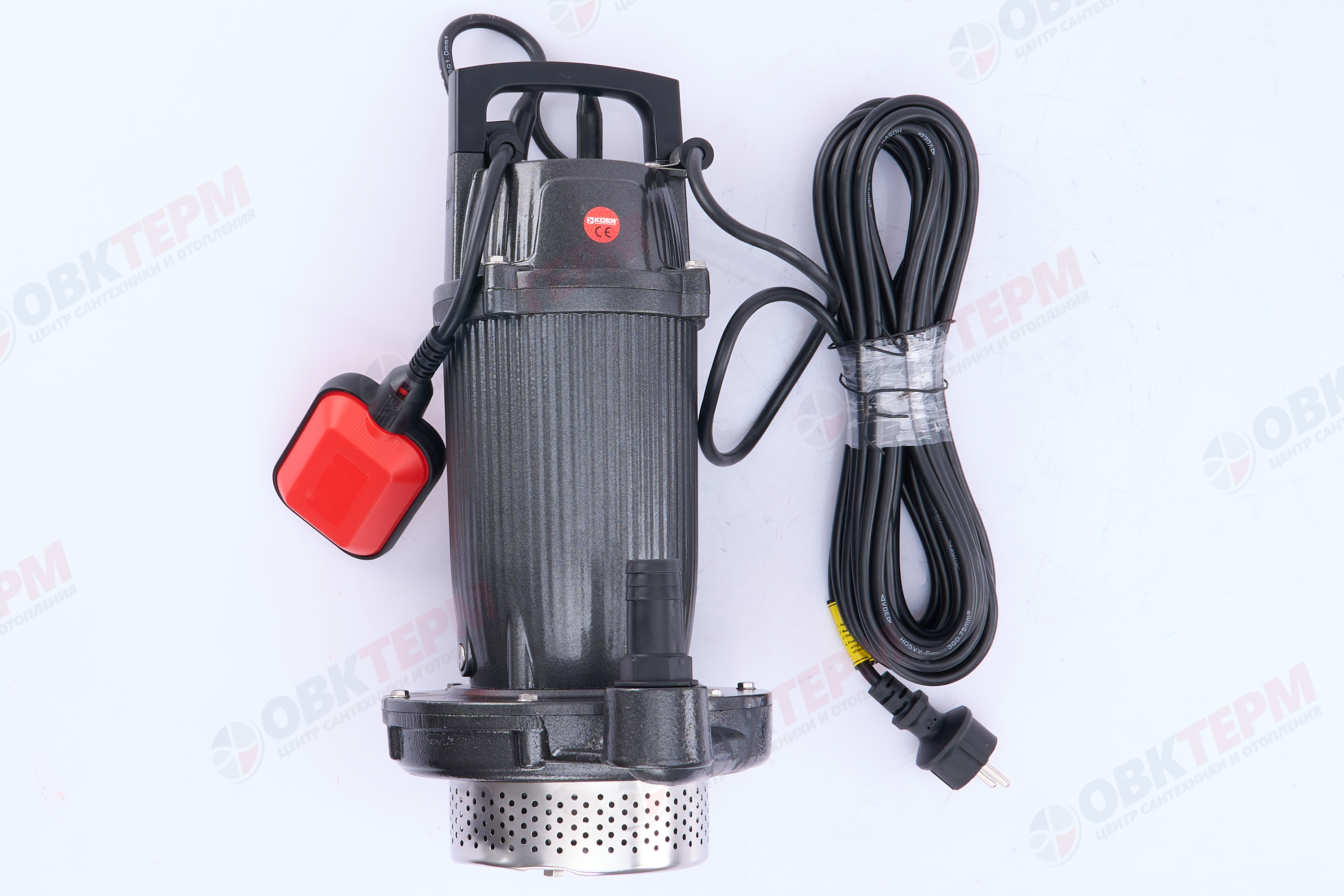 Насос дренажный  QDX 9-33/0.75  KOER  (0,75кВт/150л.м./33м) - миниатюра №6