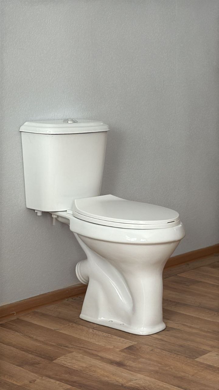 Унитаз-компакт SPARO Comfort (косой выпуск, микролифт, 2 режима, сиденье ПП, нижний подвод) - Изображение №1