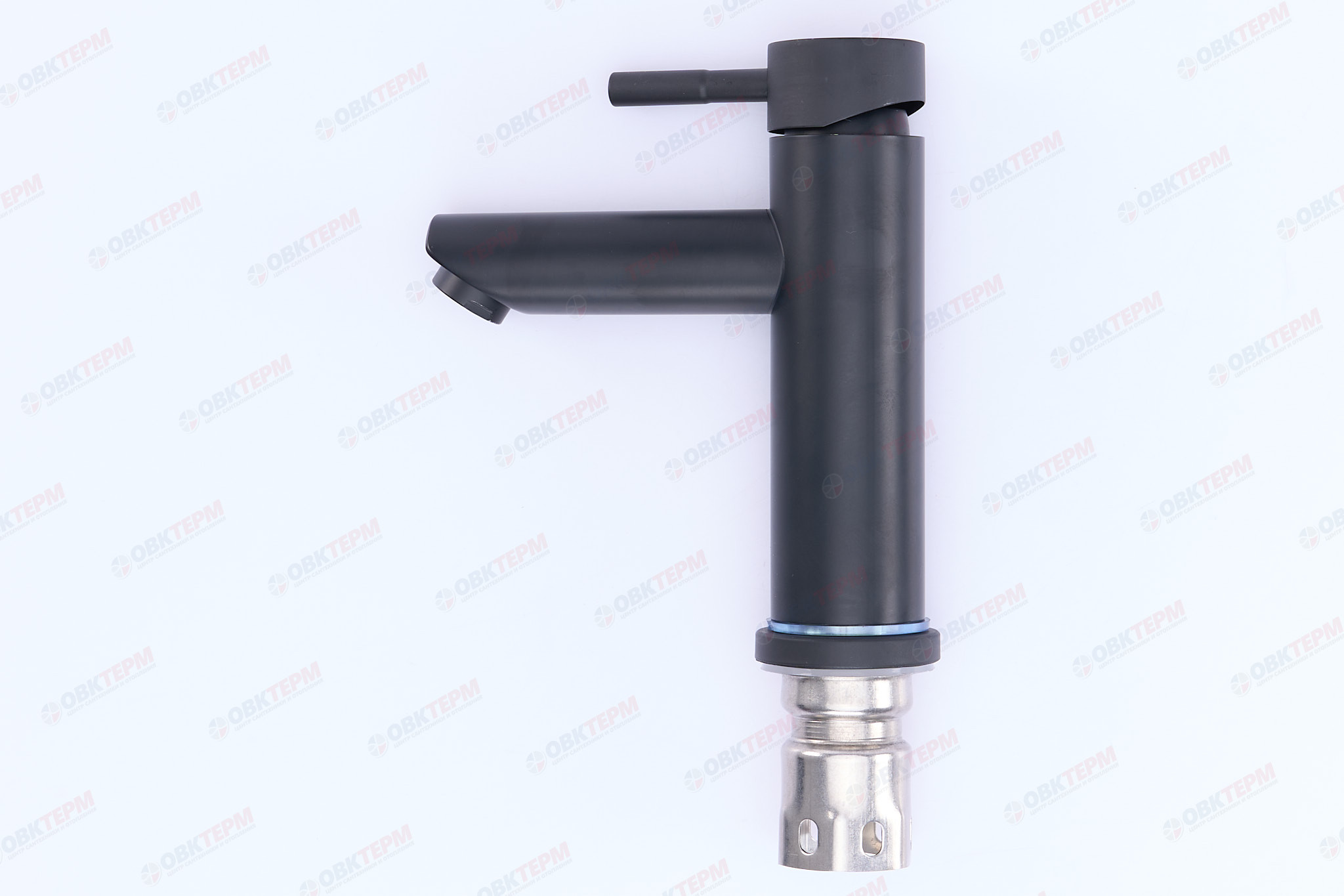 Смеситель д/умывальника нерж/сталь CHAMPION SUS-001-A BLACK (10 шт/ящ) - Изображение №2