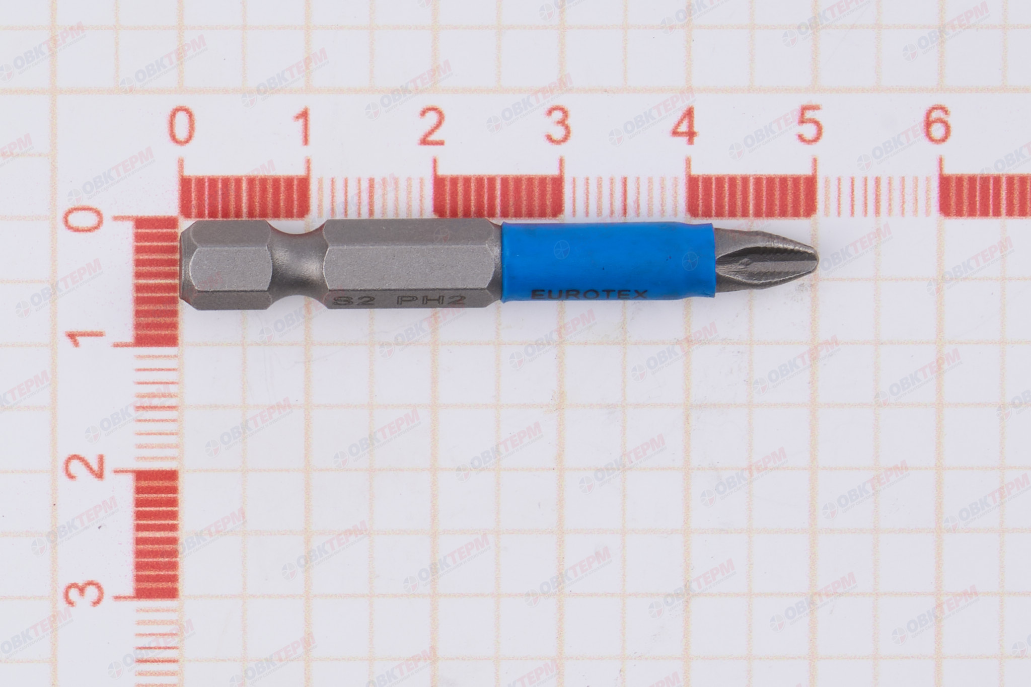 Биты PH2  50 мм для больших нагрузок EUROTEX - Изображение №4