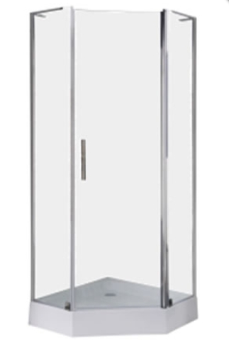 Душевое ограждение ALIOTTI ALT - ZP92 100*100*195 (стекло 4 мм,низкий поддон) 2 места - Изображение №1
