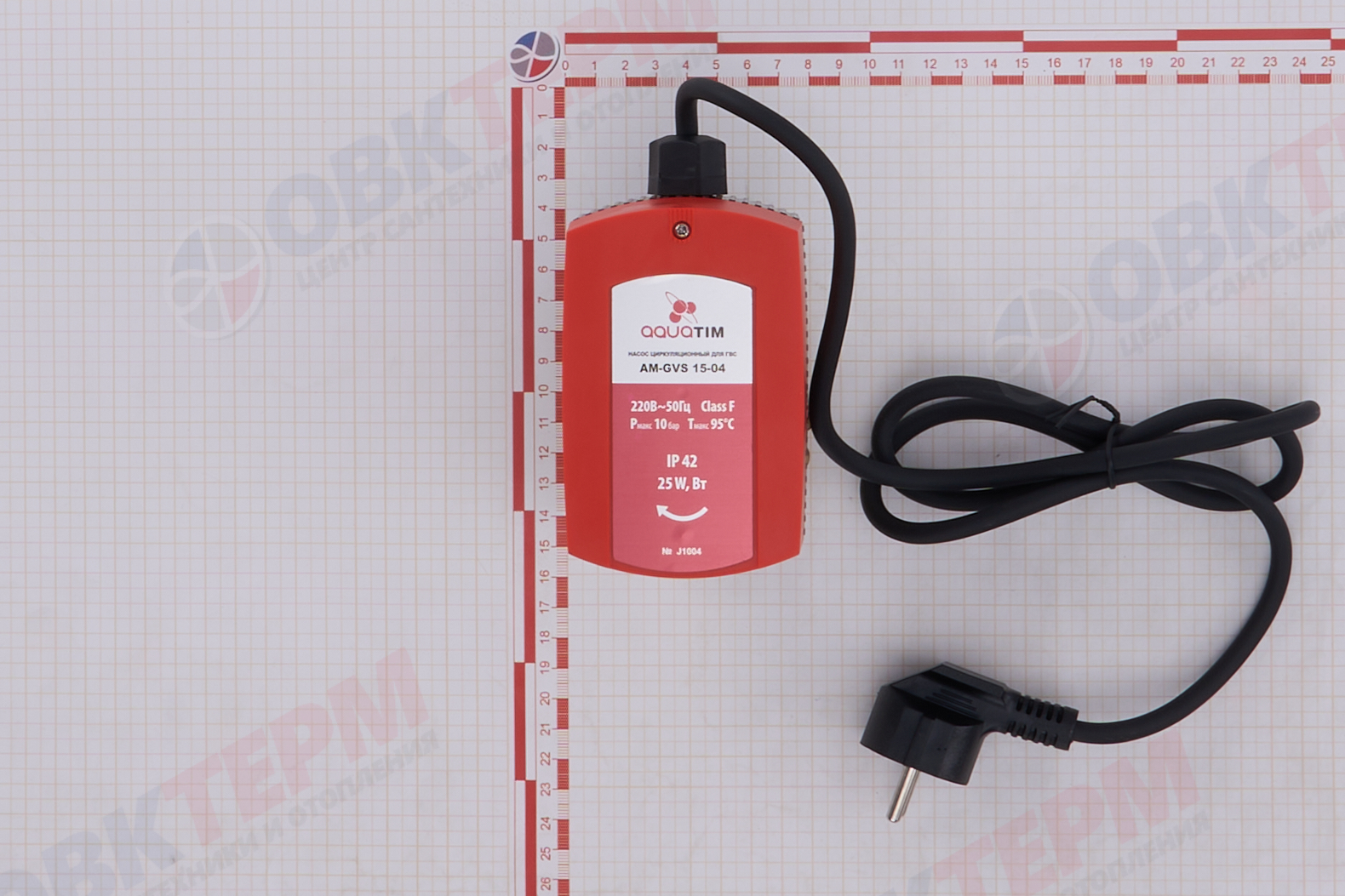 Насос рециркуляционный для ГВС  AM-GVS15-04  TIM - миниатюра №9