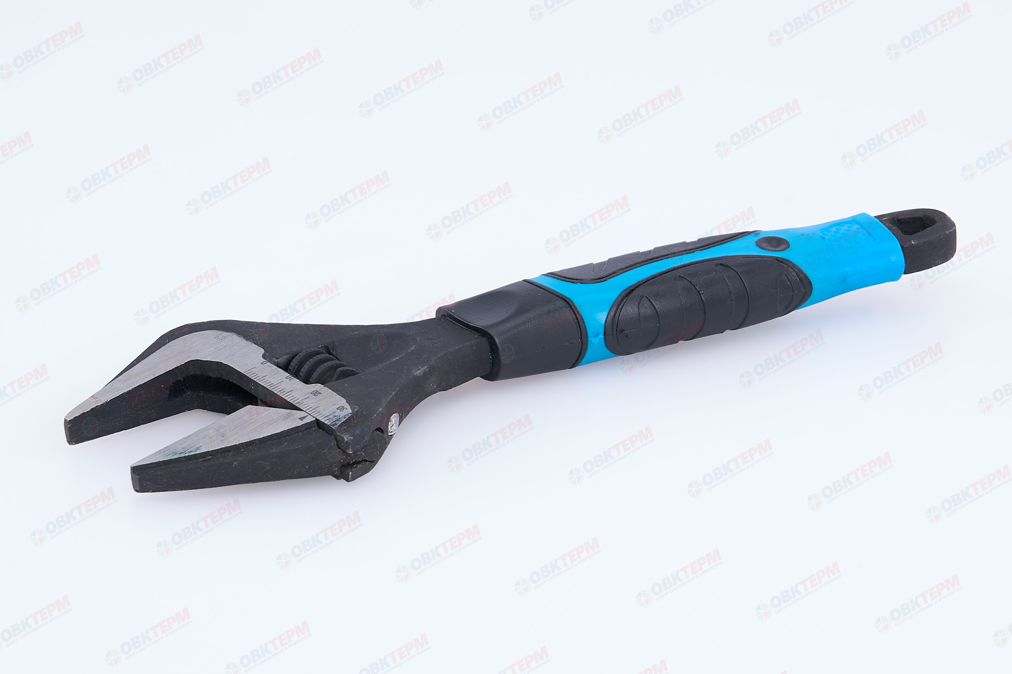 Ключ разводной 200 мм с тонкими губками, 2К рукоятка ТУНДРА - Изображение №2