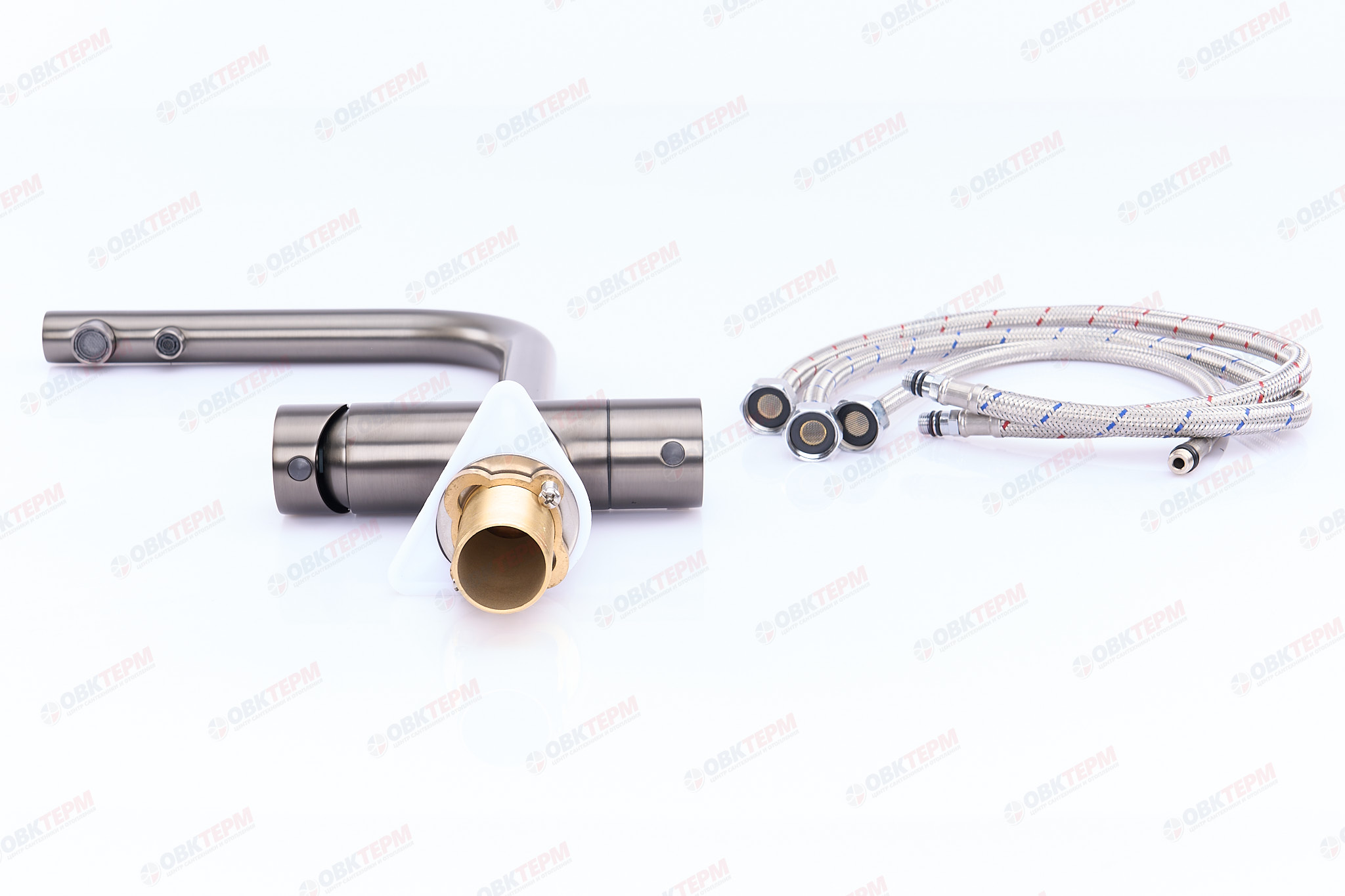 Смеситель д/кухни под ФИЛЬТР KOER KB-72001-07 /латунь /35мм(Цвет графит) (8шт/ящ) - Изображение №3