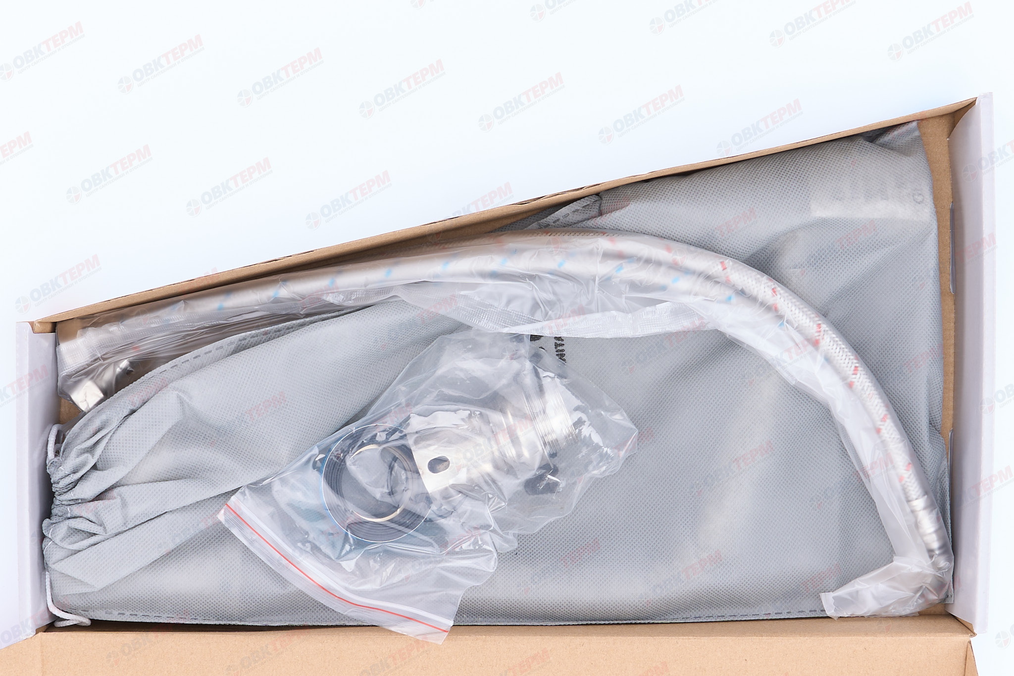 Смеситель д/кухни нерж/сталь MIXXUS SUS 017 Ø40 ПОВОРОТНЫЙ ИЗЛИВ (20 шт/ящ) - миниатюра №7