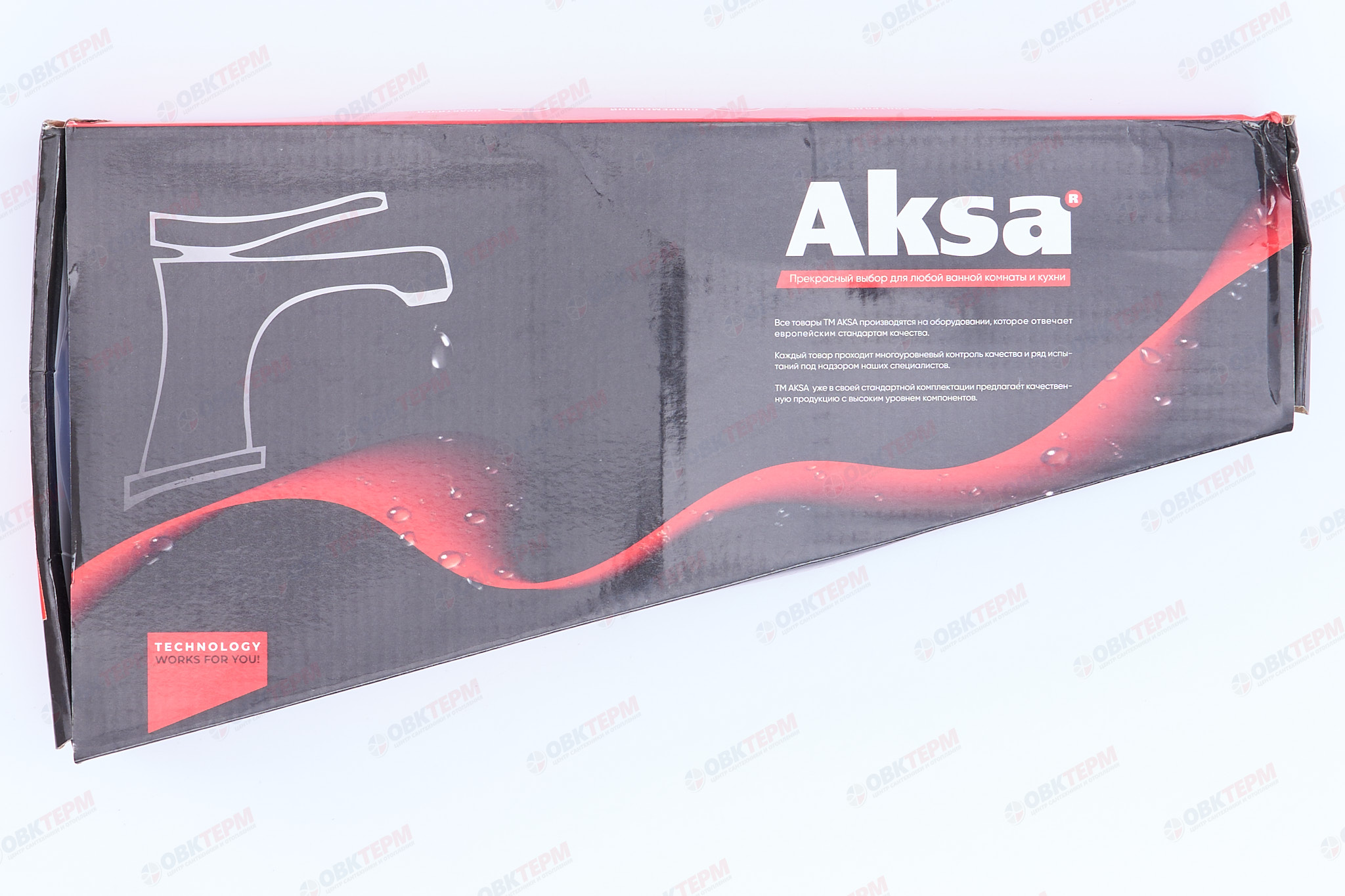 Смеситель д/кухни AKSA FAM-04-01-REFL.GRAY Ø40 (10 шт/ящ) - миниатюра №6