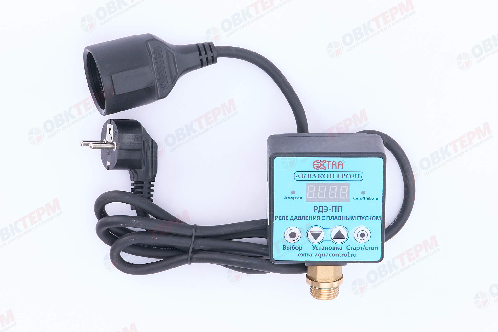 Реле давления электронное Extra  РДЭ-10-3.3-ПП  Акваконтроль с плавным пуском для насоса (3,3кВт) - Изображение №2