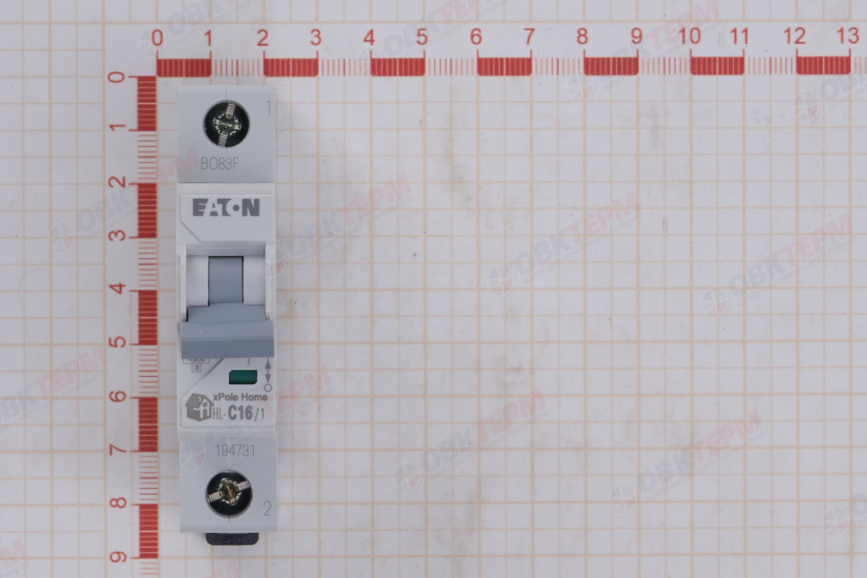 Выключатель автоматический 1п C 16A HL EATON (12шт/уп) - миниатюра №8