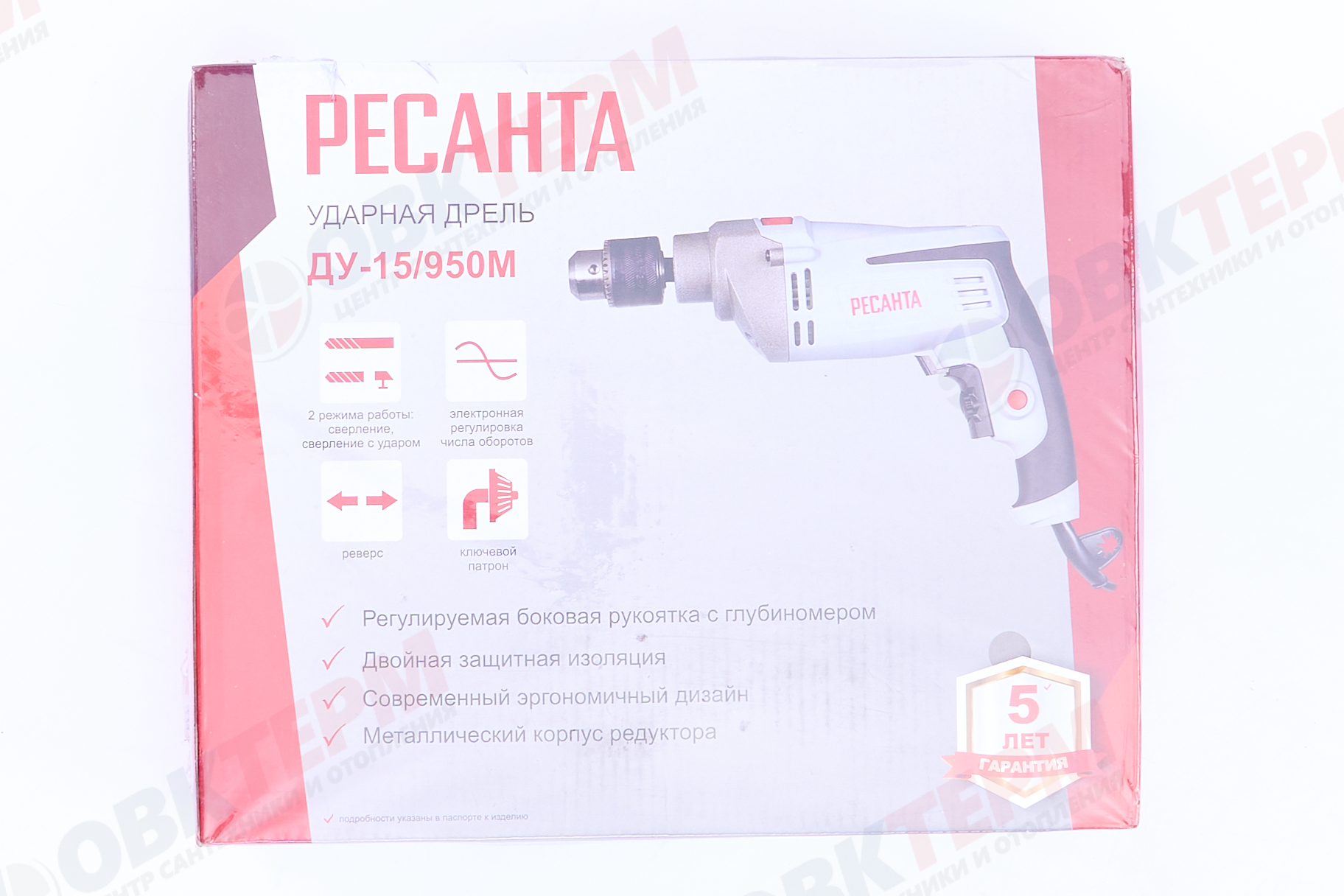 Дрель ударная ДУ-15/950М Ресанта - миниатюра №15