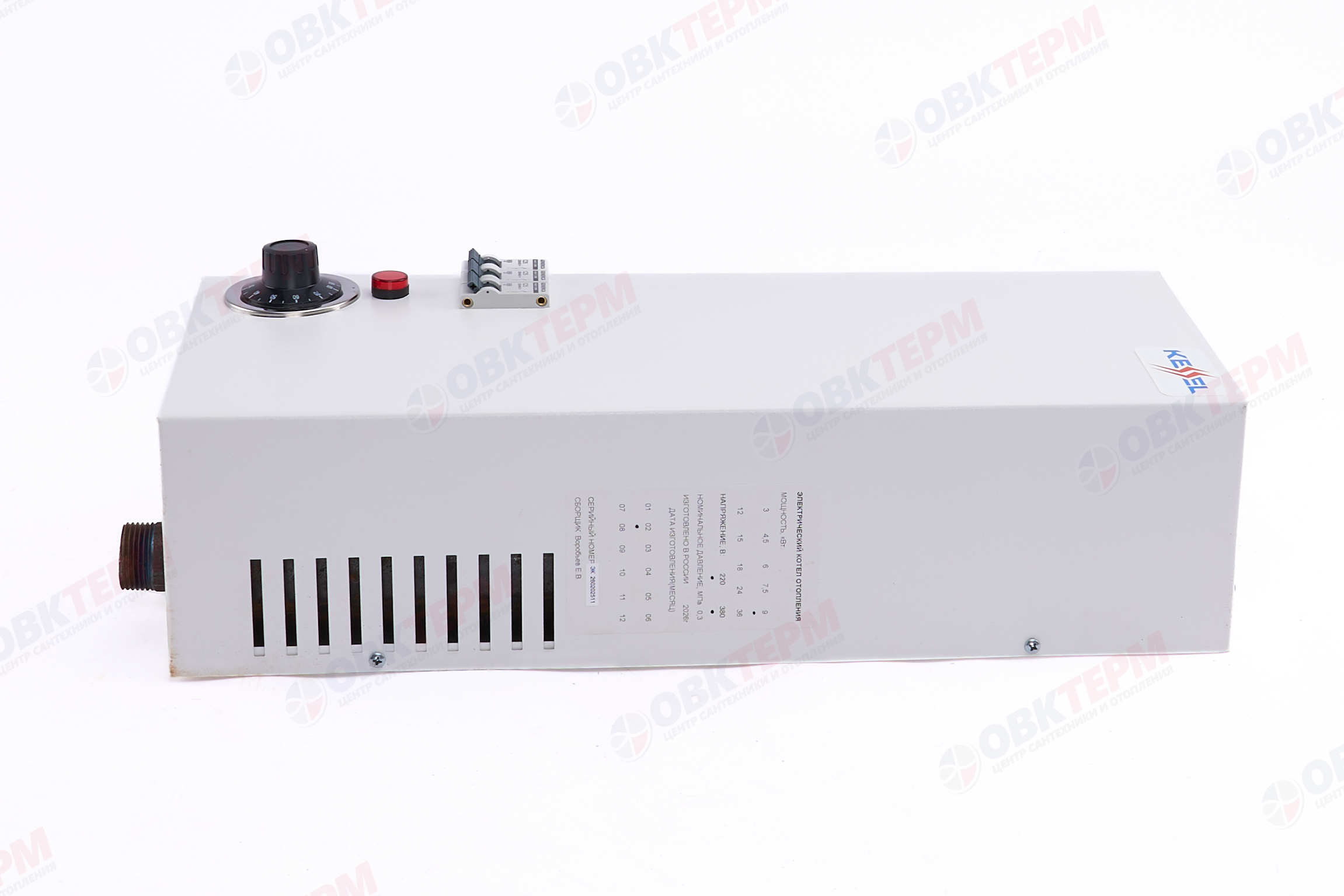 Электрический  котел  KESSEL ЭВП- 9W, max 1.5 bar     220/380V - Изображение №4