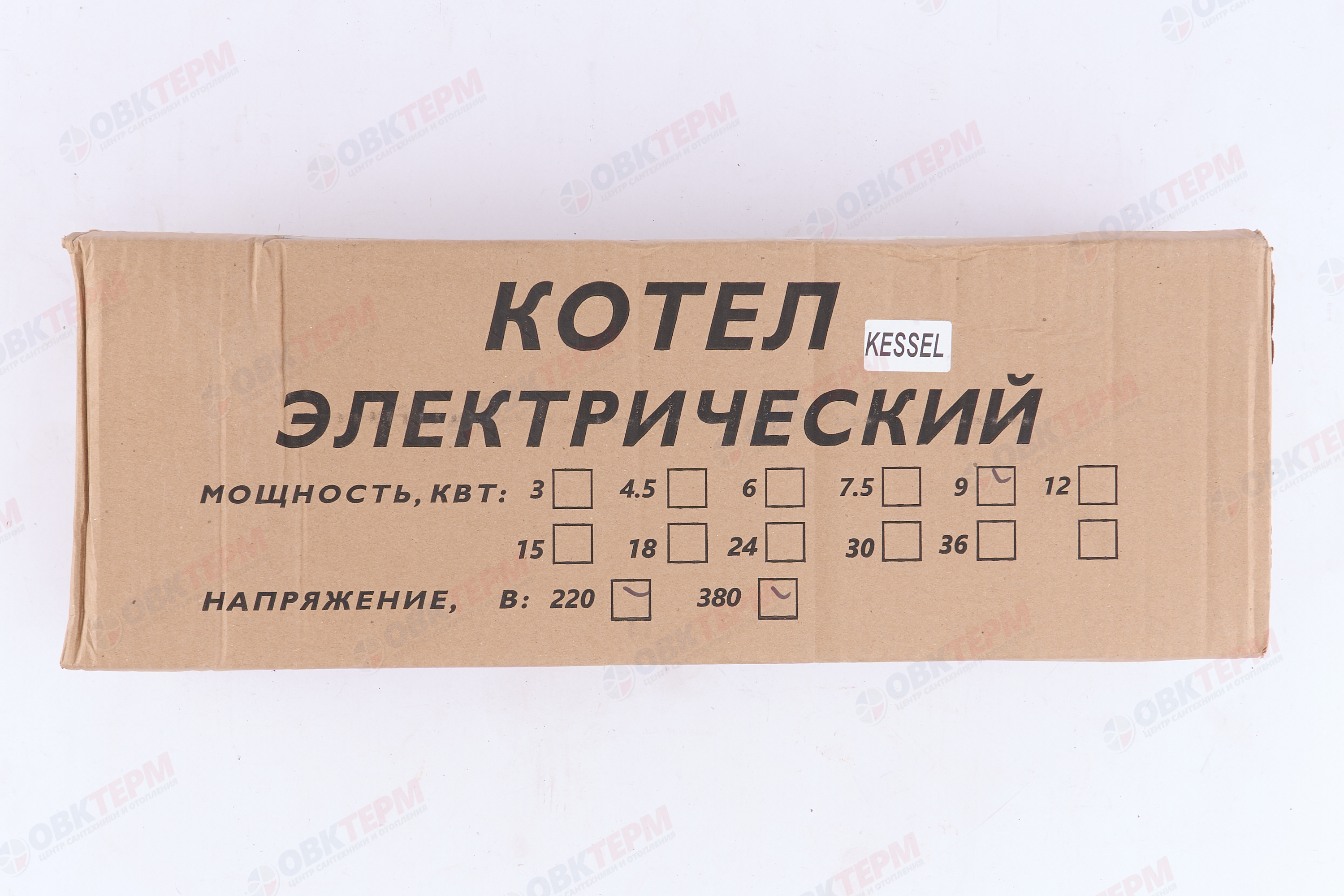 Электрический  котел  KESSEL ЭВП- 9W, max 1.5 bar     220/380V - миниатюра №7