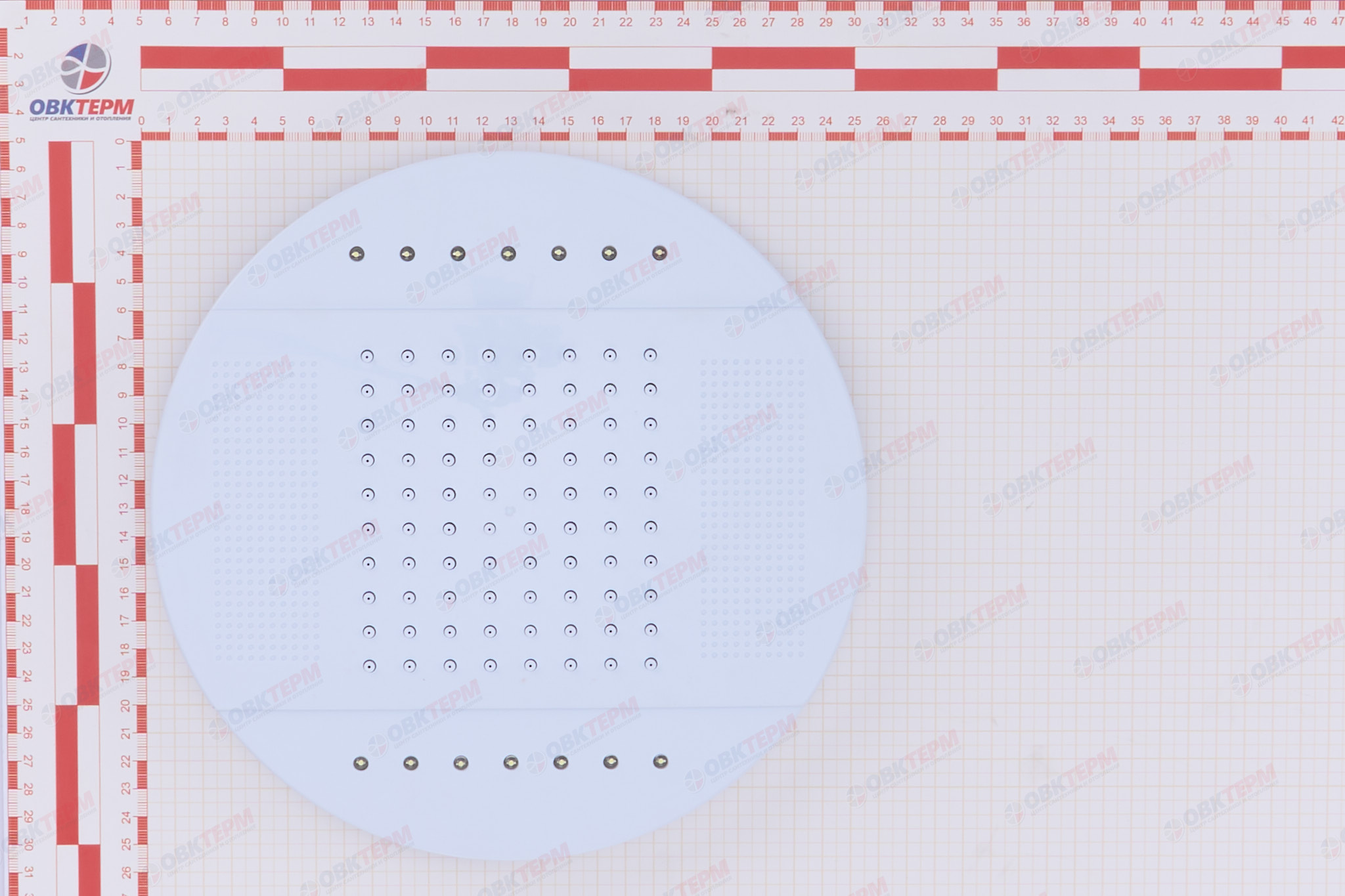 Душ верхний 250 мм с подсветкой белый ER (блистер) - Изображение №5