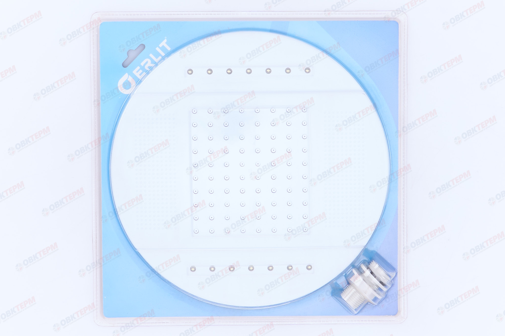 Душ верхний 250 мм с подсветкой белый ER (блистер) - миниатюра №6