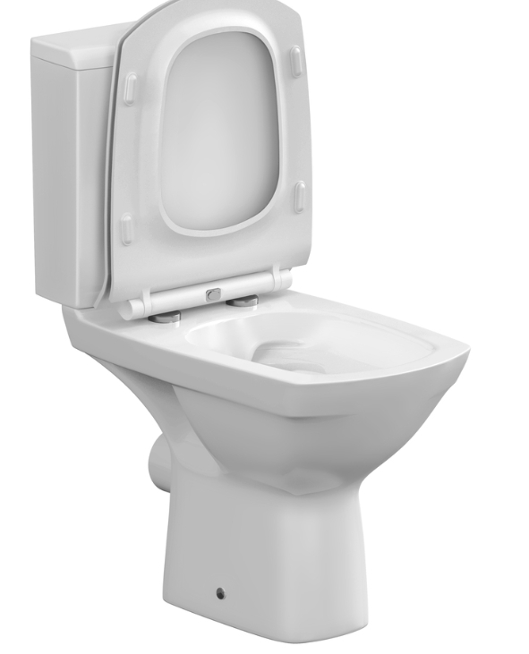 Унитаз-компакт Cersanit CARINA NEW CLEAN ON 011 3/5, дюропласт, SC, easy-off, белый - миниатюра №7