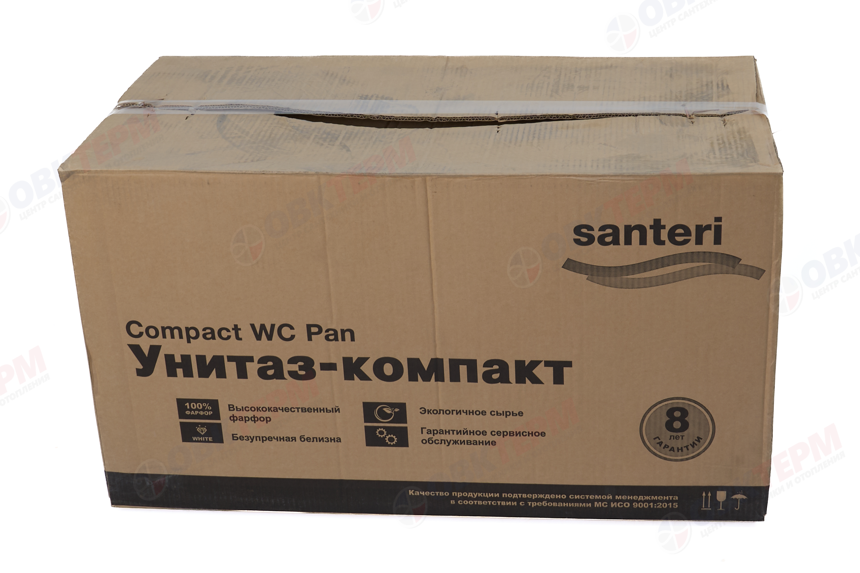 Унитаз-компакт Santeri "ОРИОН" (косой выпуск,1 режим,крышка ПП,ниж.подкл.) Ш390*В820*Г635 - миниатюра №13