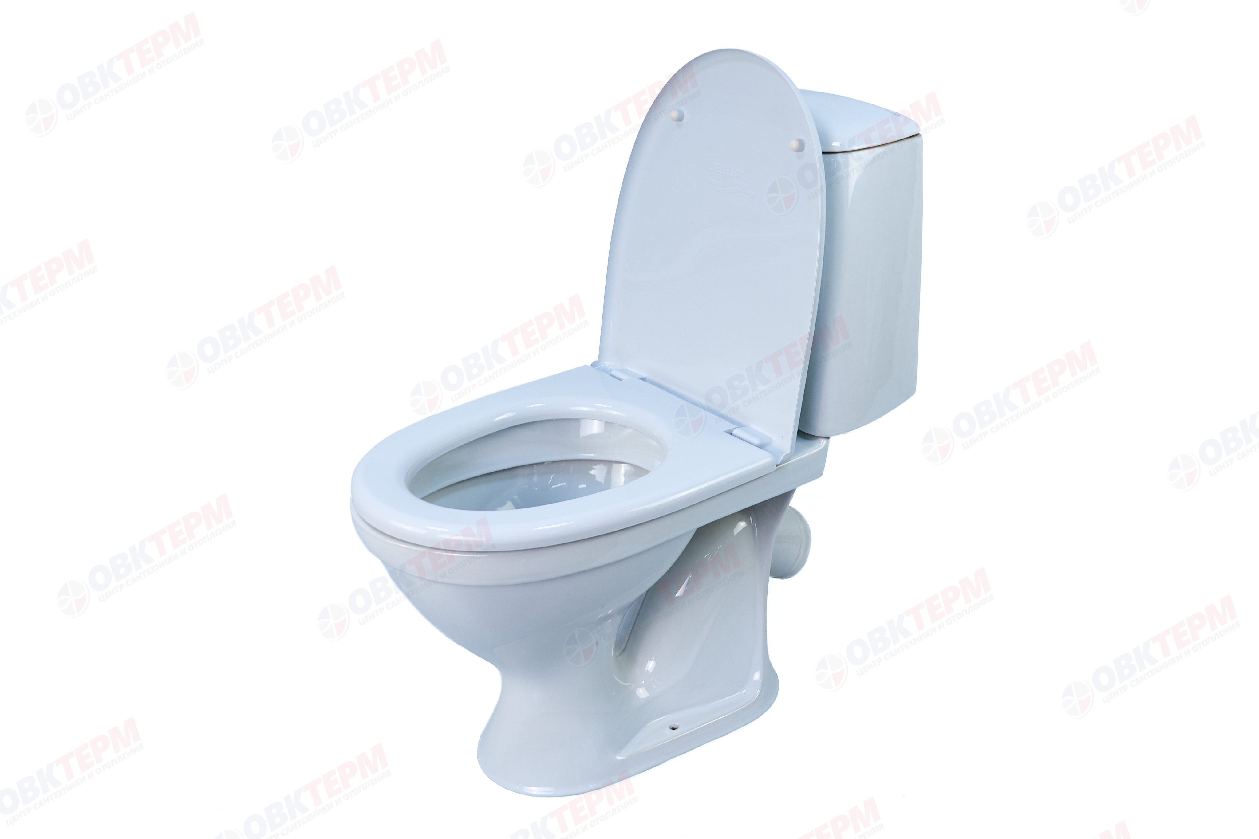 Унитаз-компакт Santeri "СОНАТА" (косой выпуск, 1 режима, крышка ПП, ниж.подкл.)  370х760х680 мм - Изображение №5
