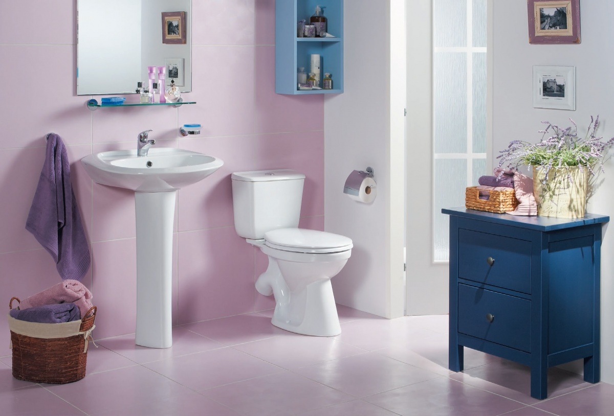 Унитаз-компакт SANTEK Бриз  (косой выпуск, 2 режима, крышка дюр.,ниж.подкл.)       Ш370*В780*Г653 - Изображение №3