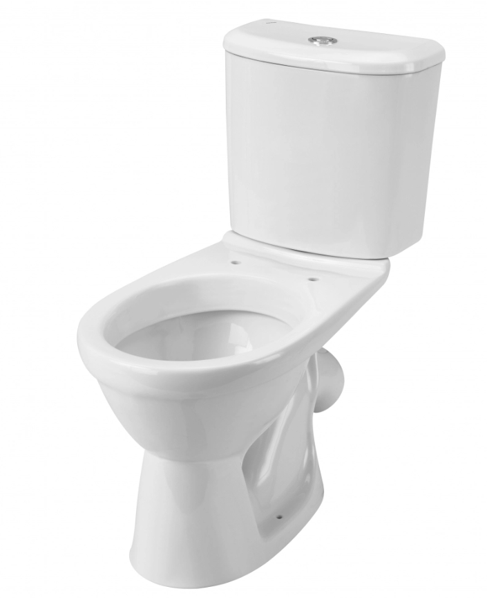 Унитаз-компакт SANTEK Бриз  (косой выпуск, 2 режима, крышка дюр.,ниж.подкл.)       Ш370*В780*Г653 - миниатюра №8