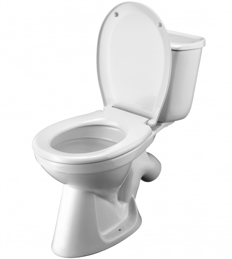Унитаз-компакт SANTEK Бриз (косой выпуск, 1 режим, крышка ПП,ниж.подкл.) Ш390*В706*Г671 - миниатюра №9