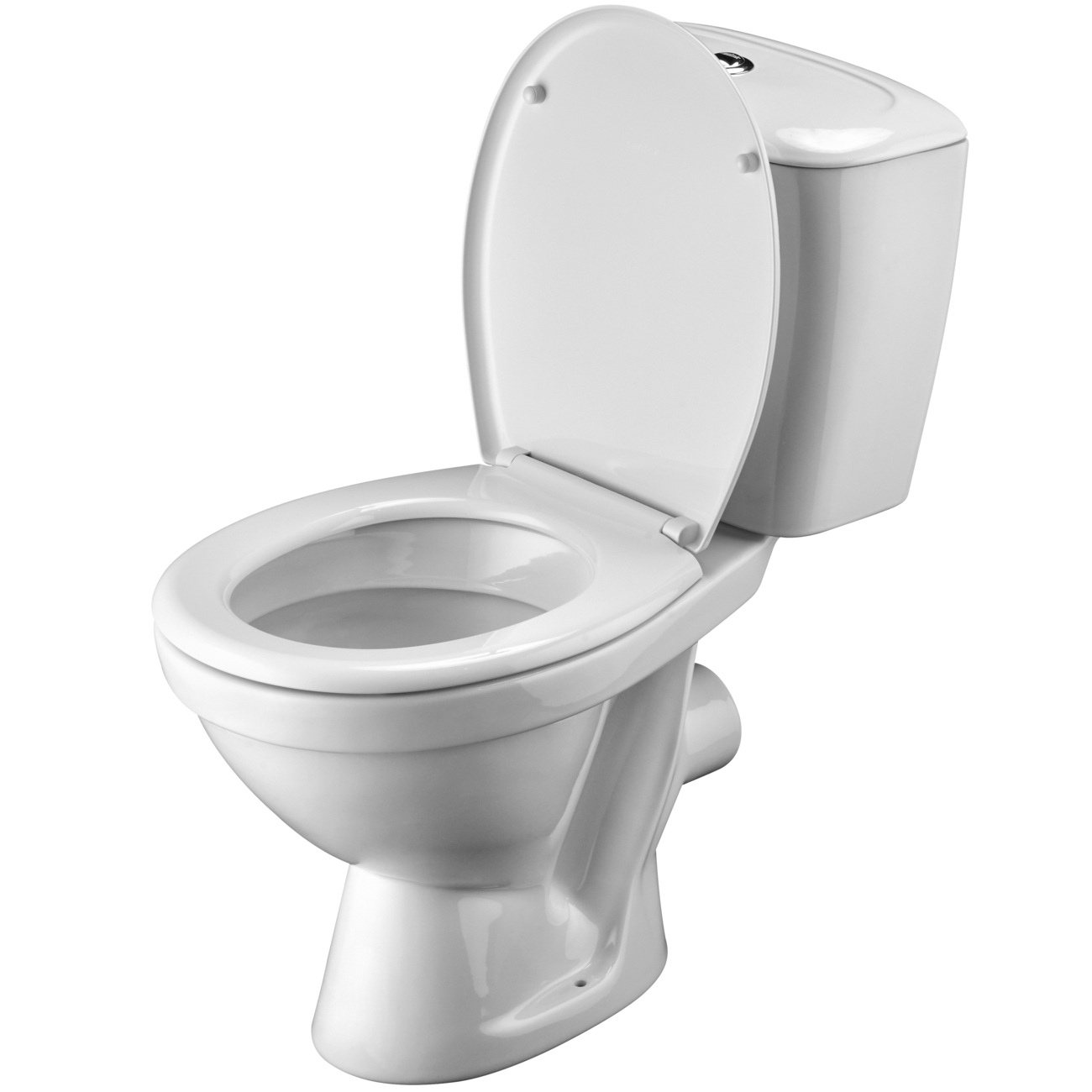 Унитаз-компакт SANTEK Паллада  (2 режим, крышка ПП,ниж.подкл.) Ш370*В780*Г640 - миниатюра №3