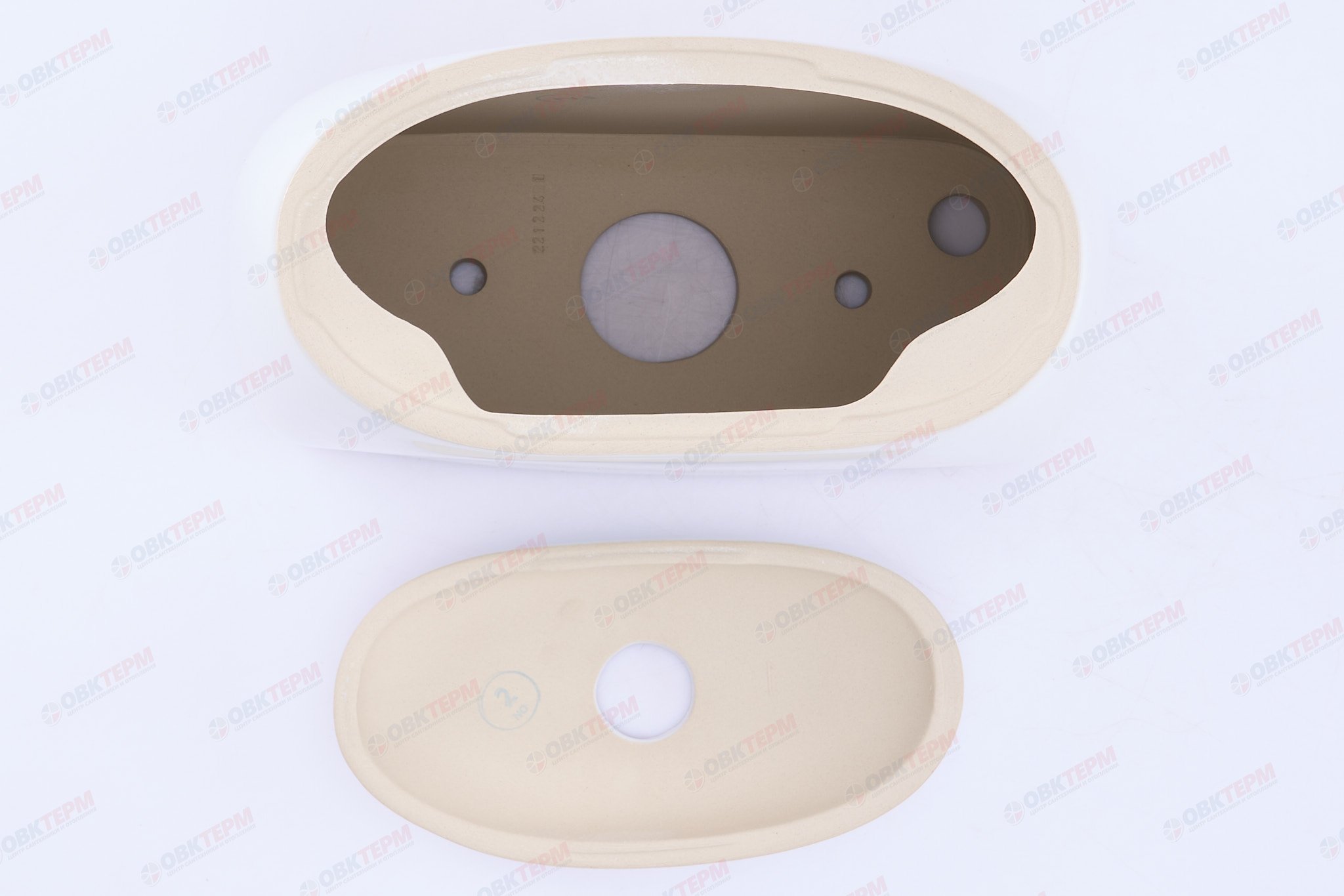 SANTEK бачок "Римини" (унитаз Римини), нижнее подключение (160мм) - миниатюра №6