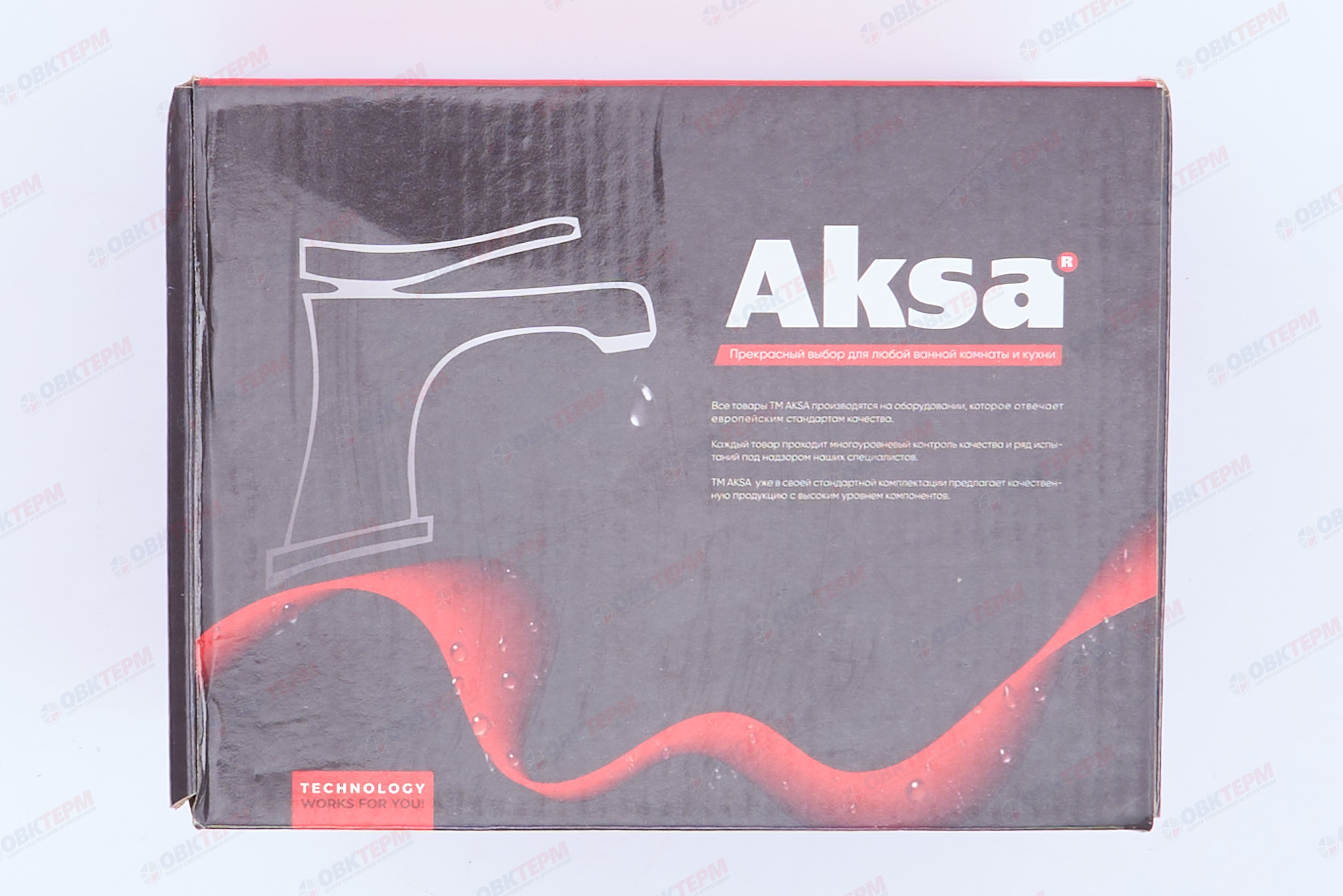 Смеситель д/ванны корот. AKSA DAB-03-01 Ø40  (6 шт/ящ) - миниатюра №6