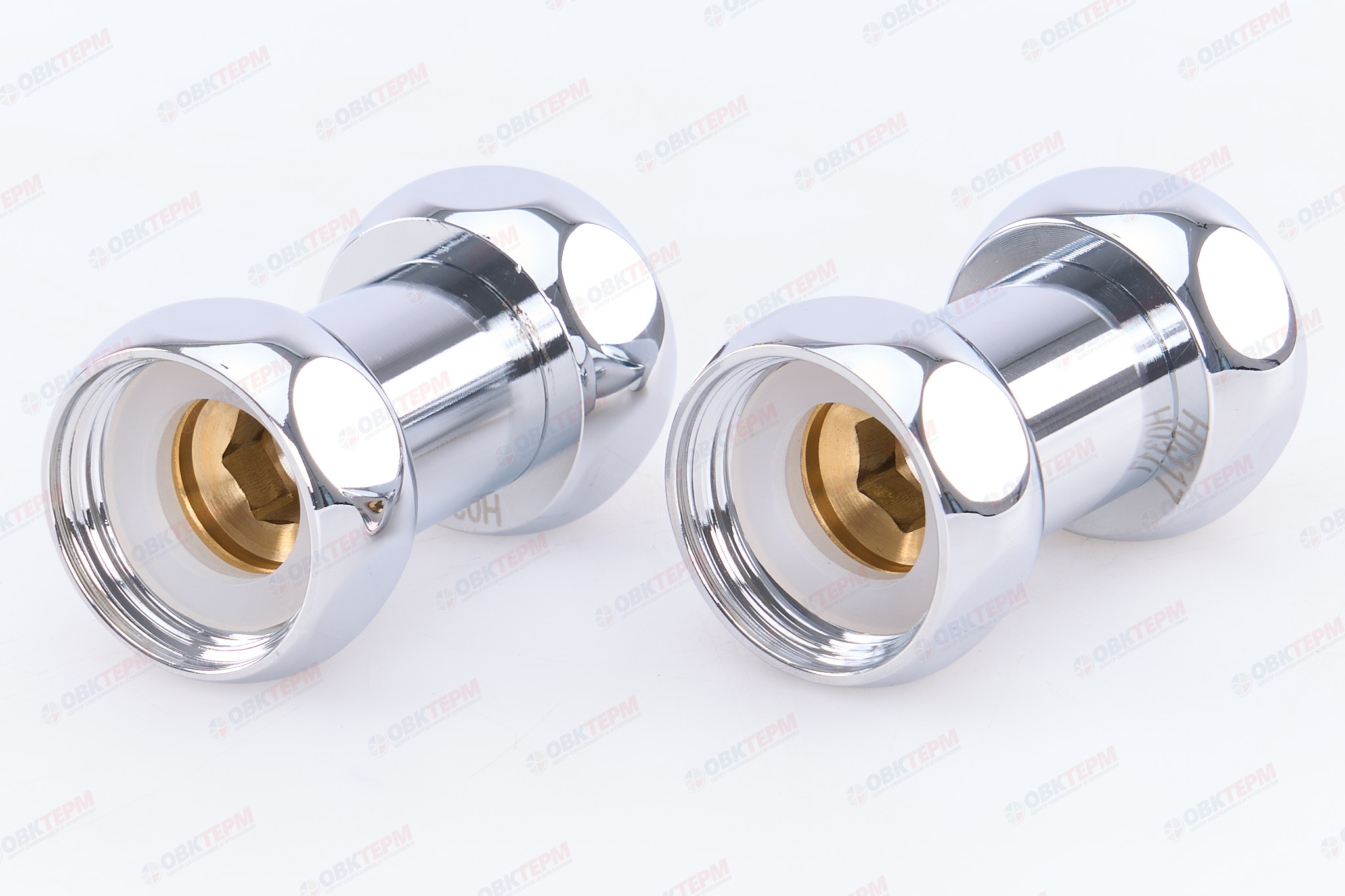 Соединитель для полотенцесушителя  1" - 1" ВВ (пара) TIM - Изображение №1