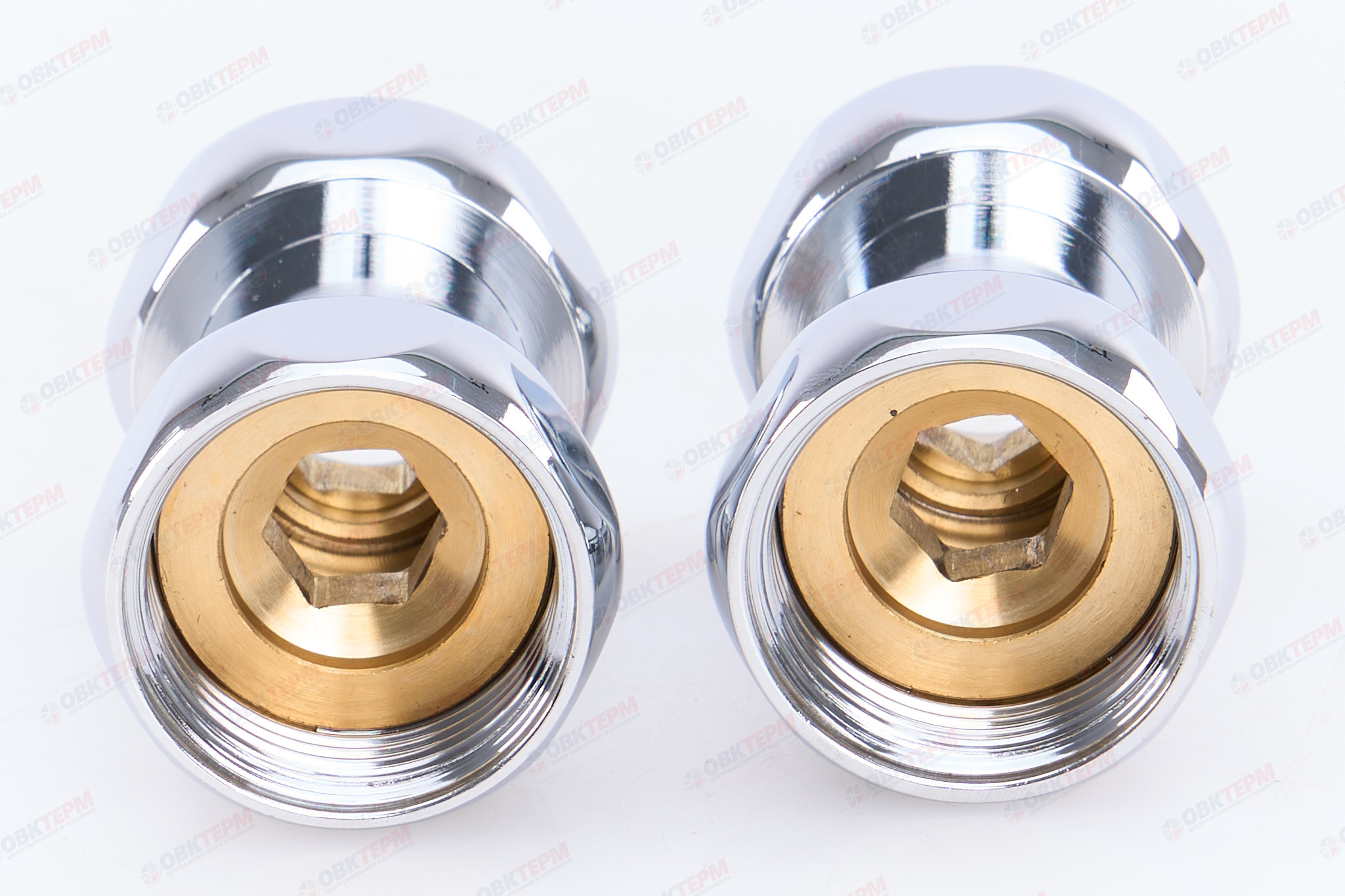 Соединитель для полотенцесушителя  1" - 1" ВВ (пара) TIM - Изображение №5