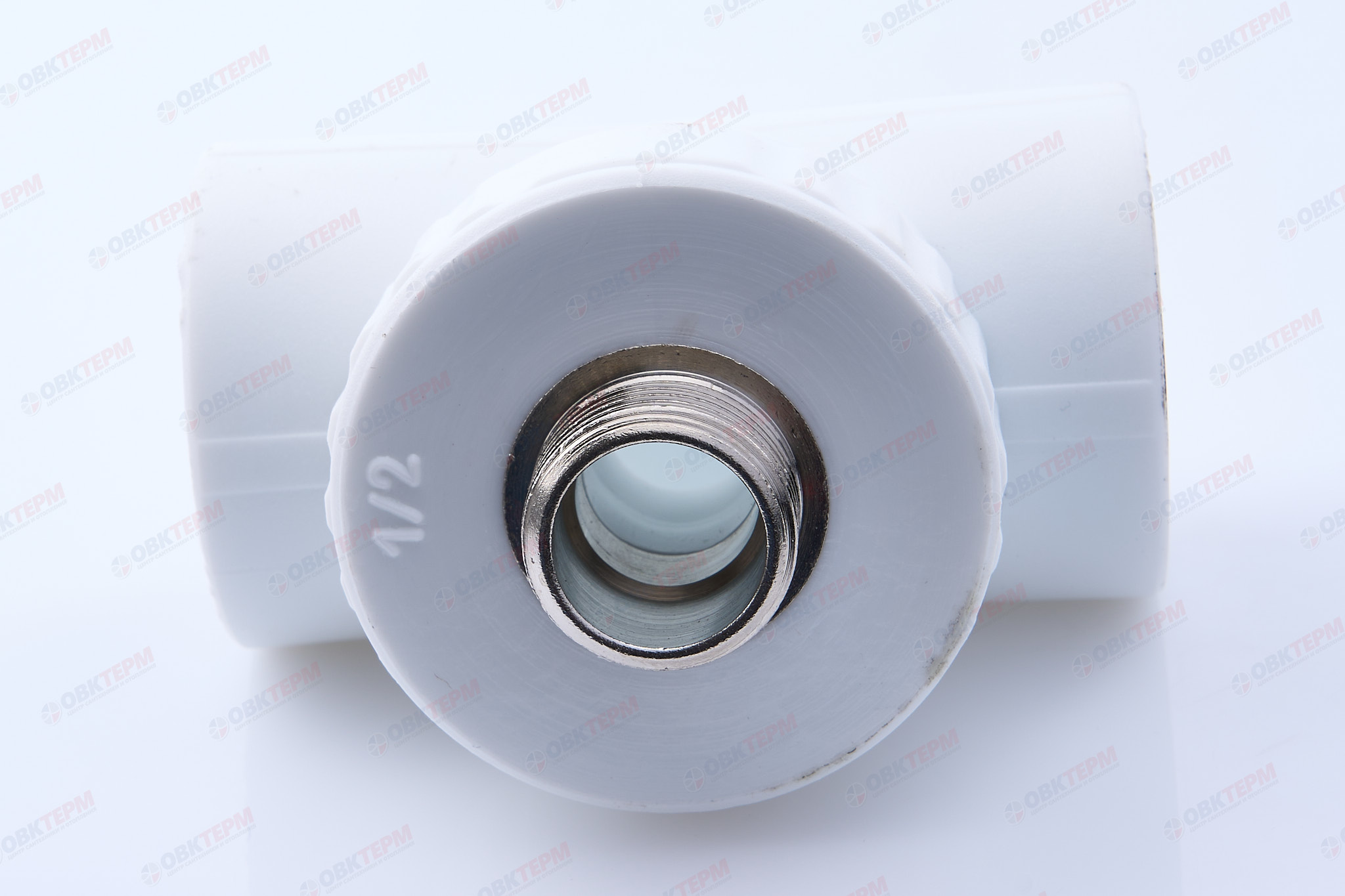 Тройник с МРН  32 * 1/2"      (VALFEX)  белый   (30/10) - Изображение №3