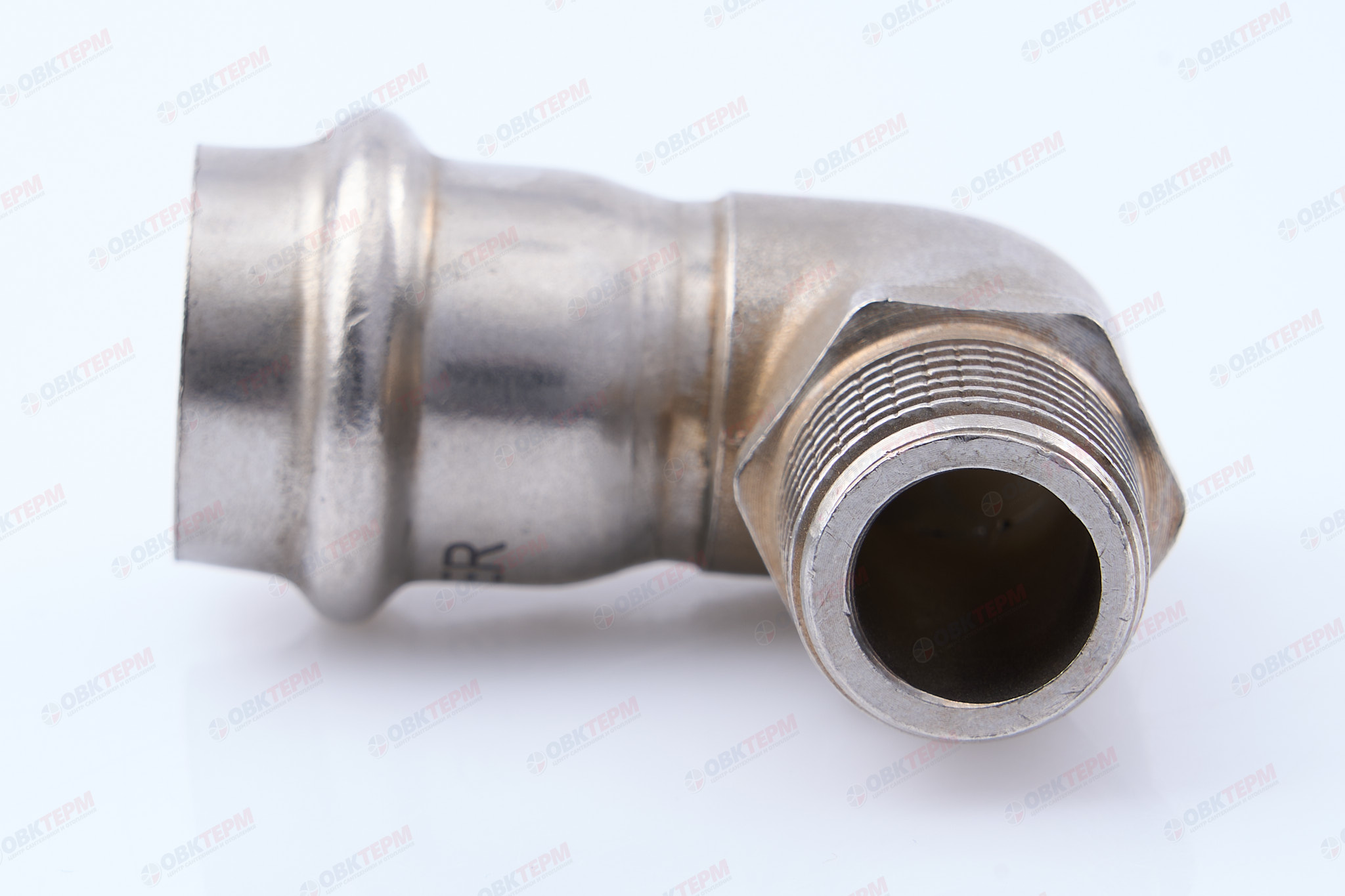 Угол пресс из нерж.ст.  22 х 1/2"Н    TIM  (90/5) - Изображение №2