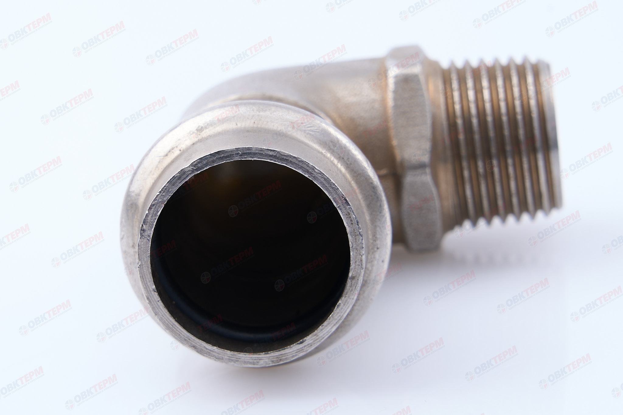 Угол пресс из нерж.ст.  22 х 1/2"Н    TIM  (90/5) - Изображение №3