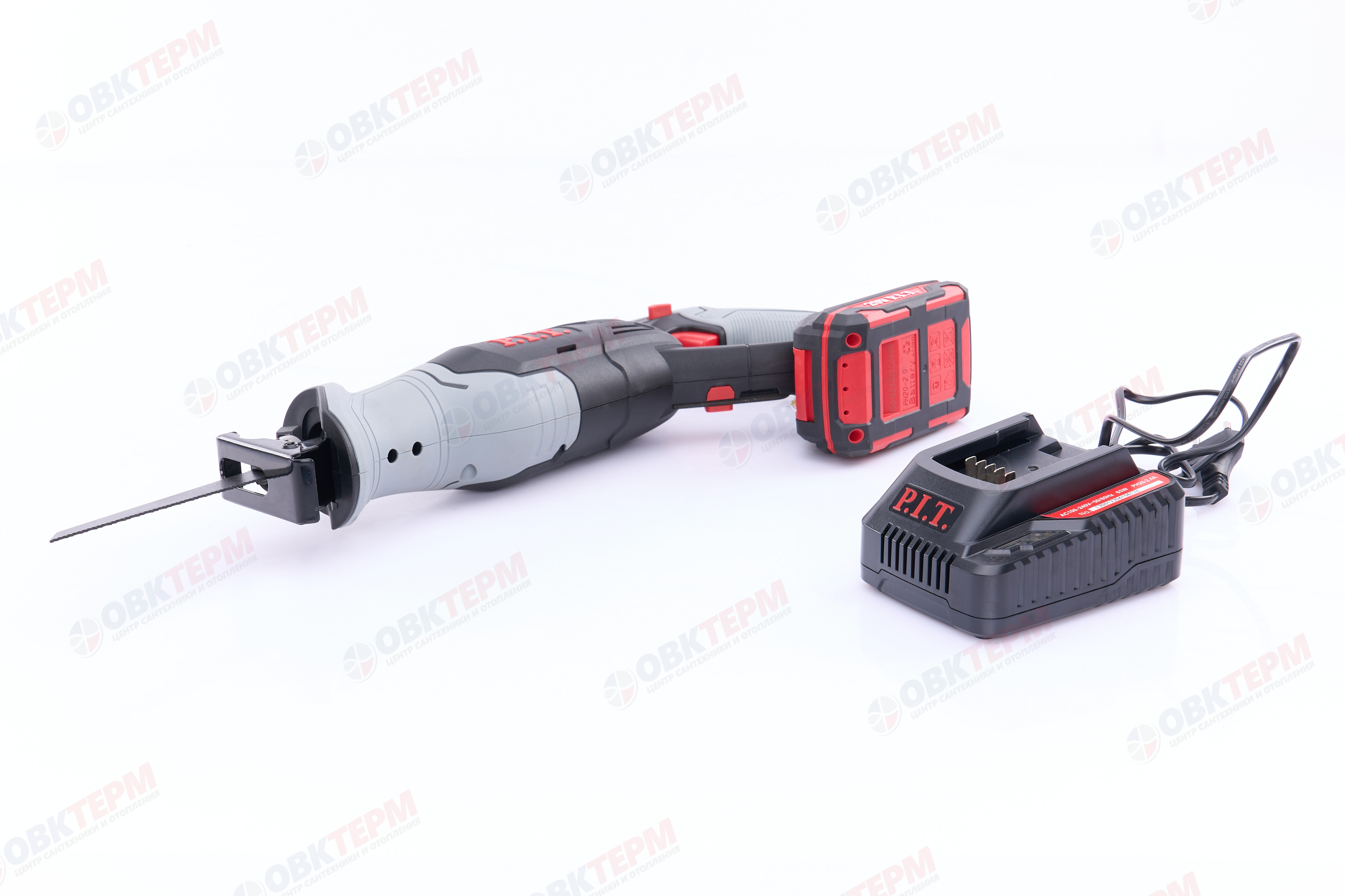 Пила сабельная аккум. P.I.T PSA20H-115A/1 (20В, 0-2700ход/м, БЗП, АКБ, ЗУ) - Изображение №2