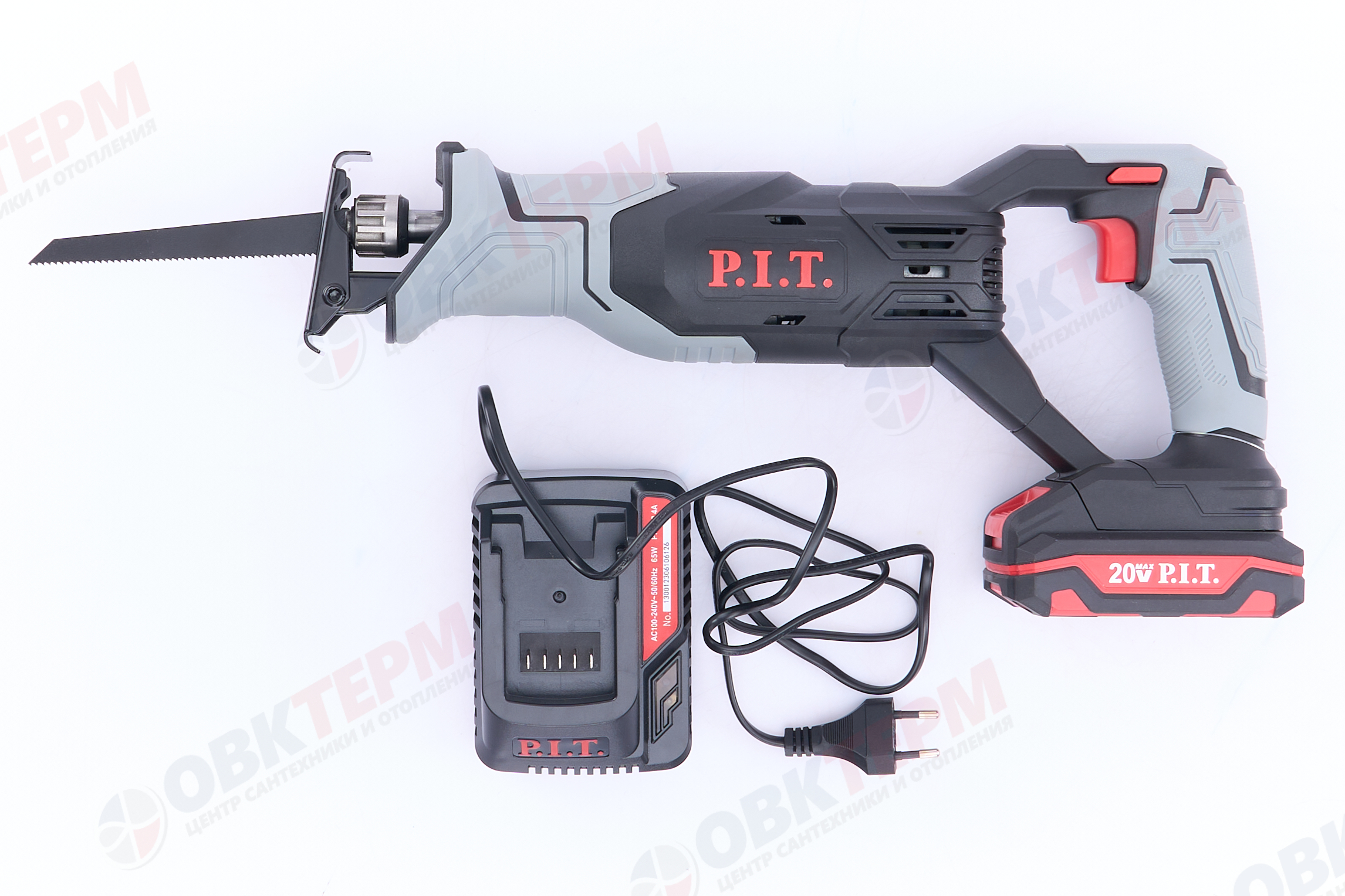 Пила сабельная аккум. P.I.T PSA20H-115A/1 (20В, 0-2700ход/м, БЗП, АКБ, ЗУ) - миниатюра №15