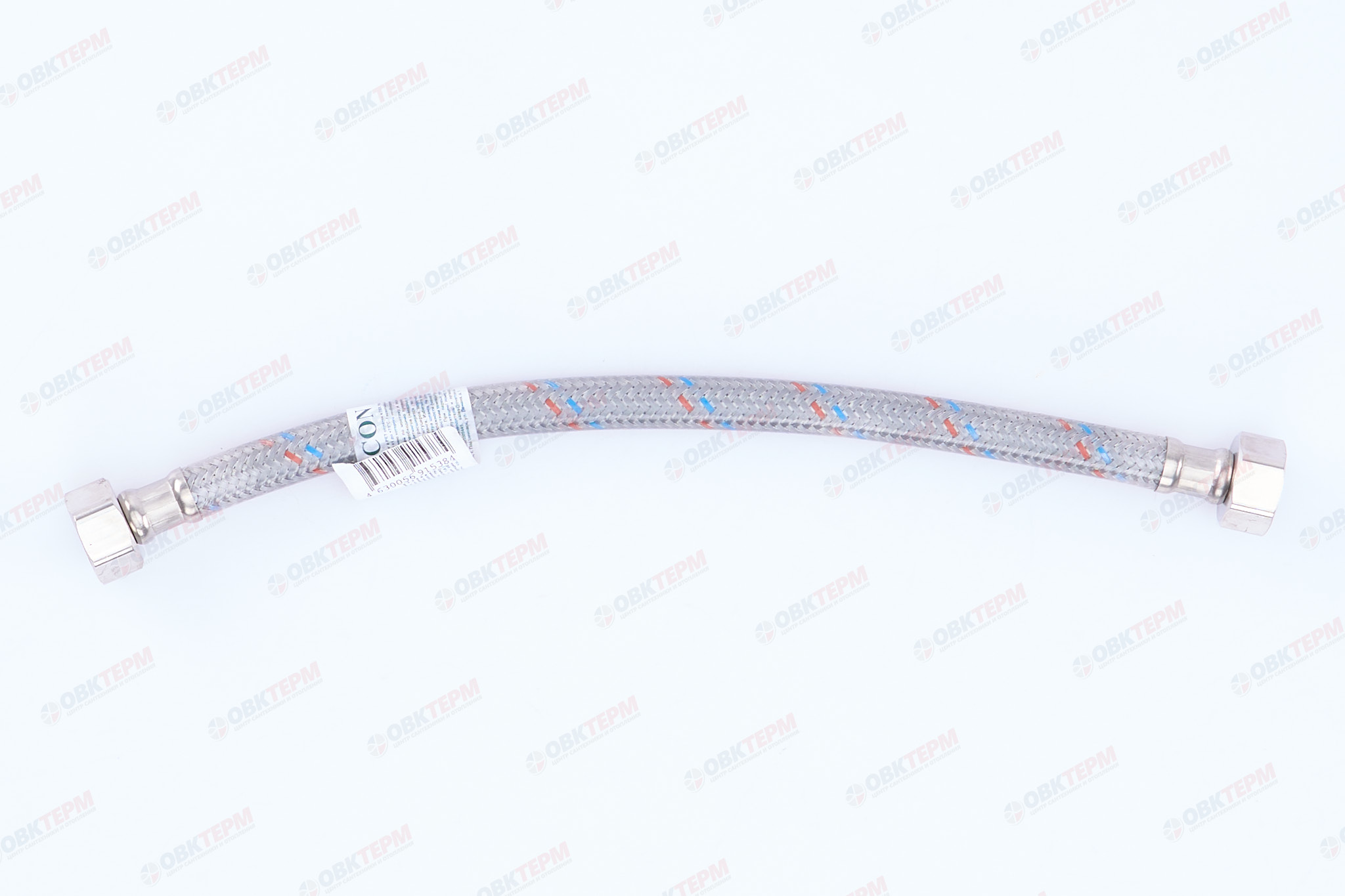 Шланг    1/2"х1/2" ВВ, в силикон.обмотке    30 см  "OVERCON"   (100шт/ящ) - Изображение №3