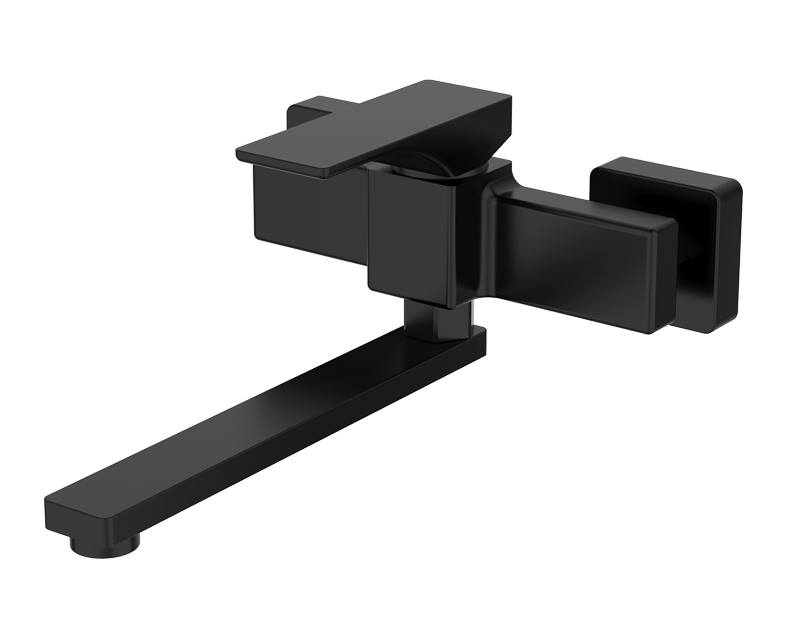 Смеситель д/кухни НАСТЕННЫЙ KOER KB-73010-05 /латунь /35мм (Цвет черный) (8шт/ящ) - Изображение №1