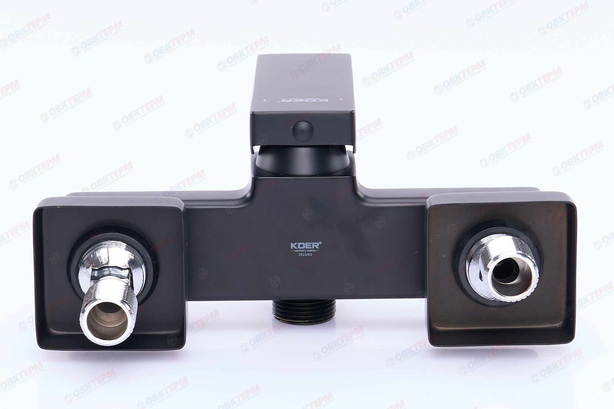 Смеситель д/кухни НАСТЕННЫЙ KOER KB-73010-05 /латунь /35мм (Цвет черный) (8шт/ящ) - Изображение №4