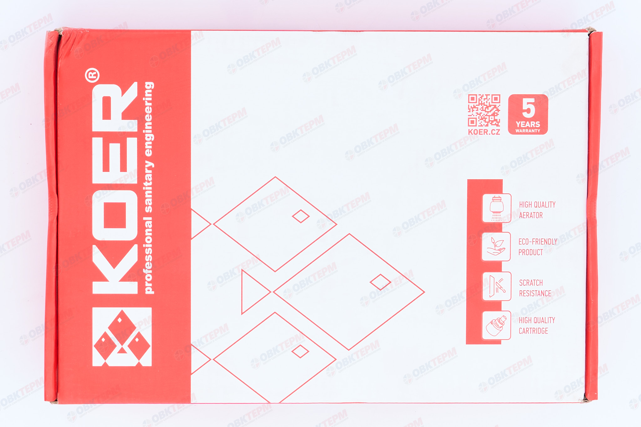 Смеситель д/кухни НАСТЕННЫЙ KOER KB-73010-05 /латунь /35мм (Цвет черный) (8шт/ящ) - миниатюра №6