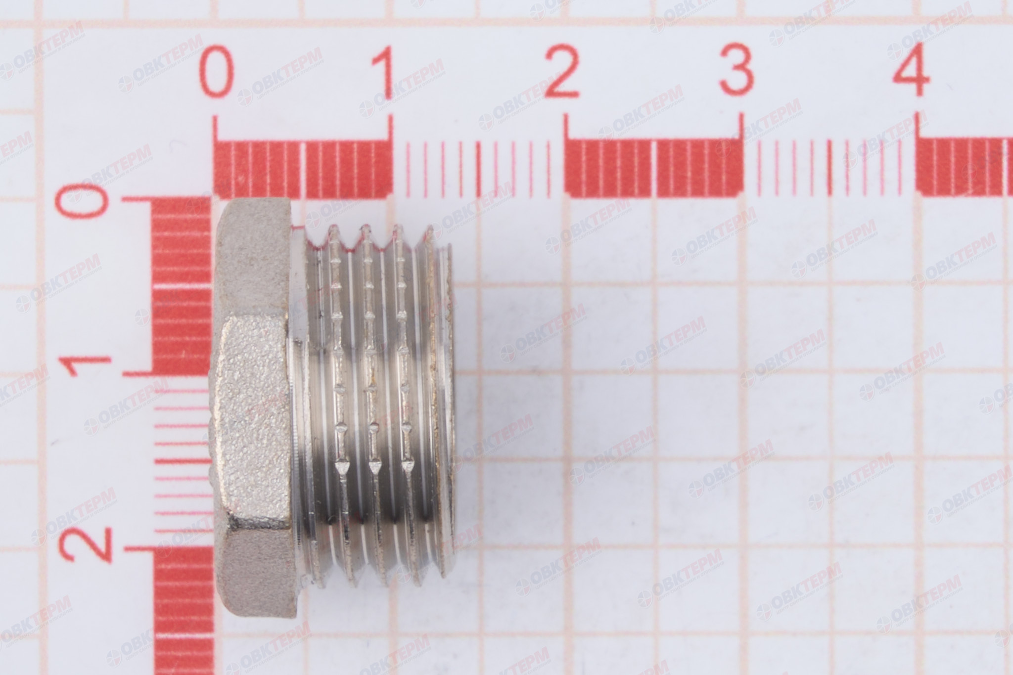 Заглушка   1/2" н   Никель ZEISSLER                   (600/10) - Изображение №5
