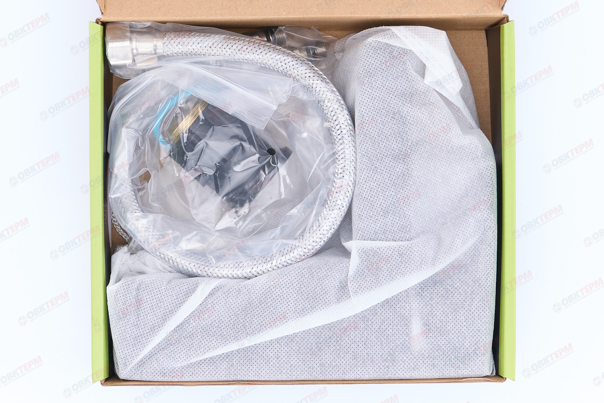 Смеситель д/умывальника BRIMIX 5974 шаровый/ АБС пластик (черный) - миниатюра №7